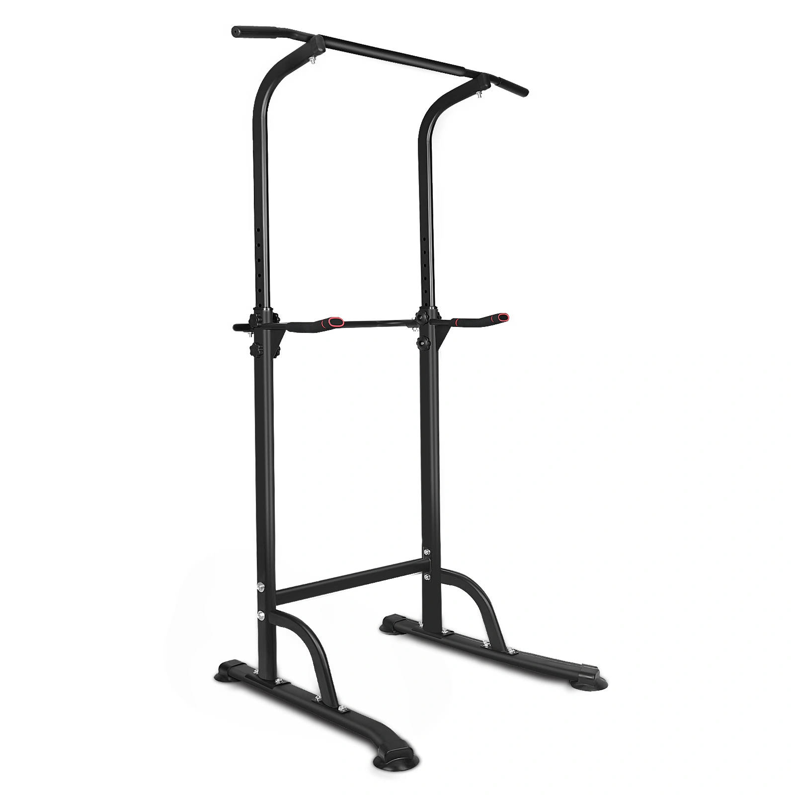 Power Tower Dip Station - Height Adjustable Pull Up Bar, Multi-Function Home Gym Strength Training Equipment for Full Body Workout view 8