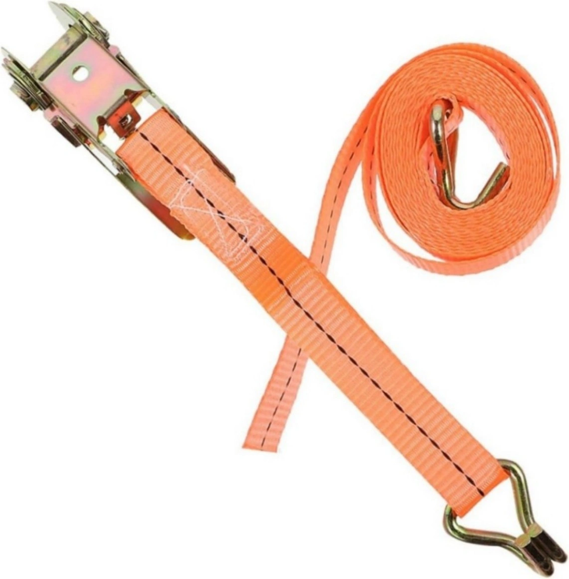 4x Ratchet & Hook Lashing Straps, 800kg Capacity 6m Heavy Duty Tensioning Cargo Tie Down Belts view 4