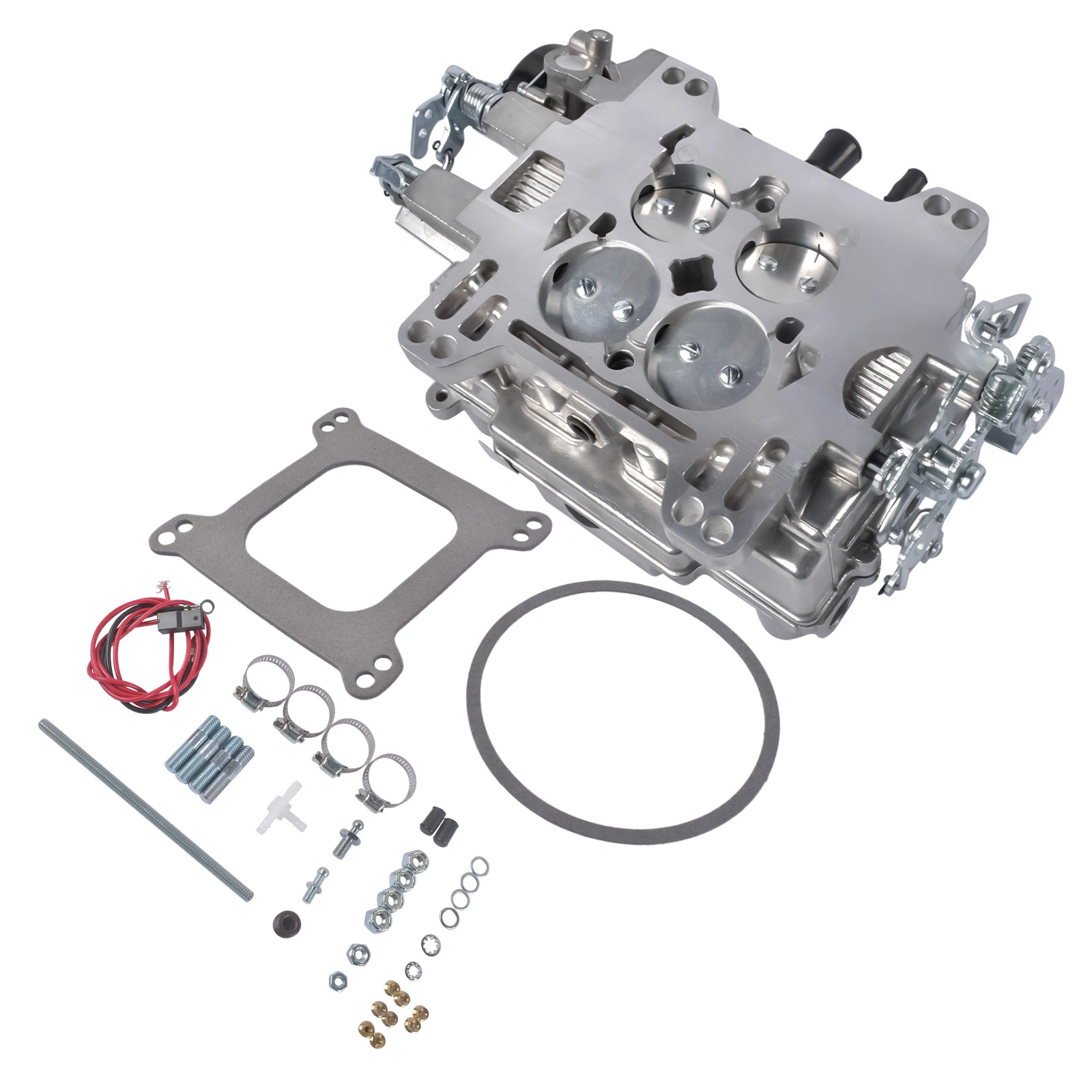 4 Barrel Carburetor 1403 500 CFM Performer with Electric Choke Square-Flange Fits for Chevy 305 Engine view 3