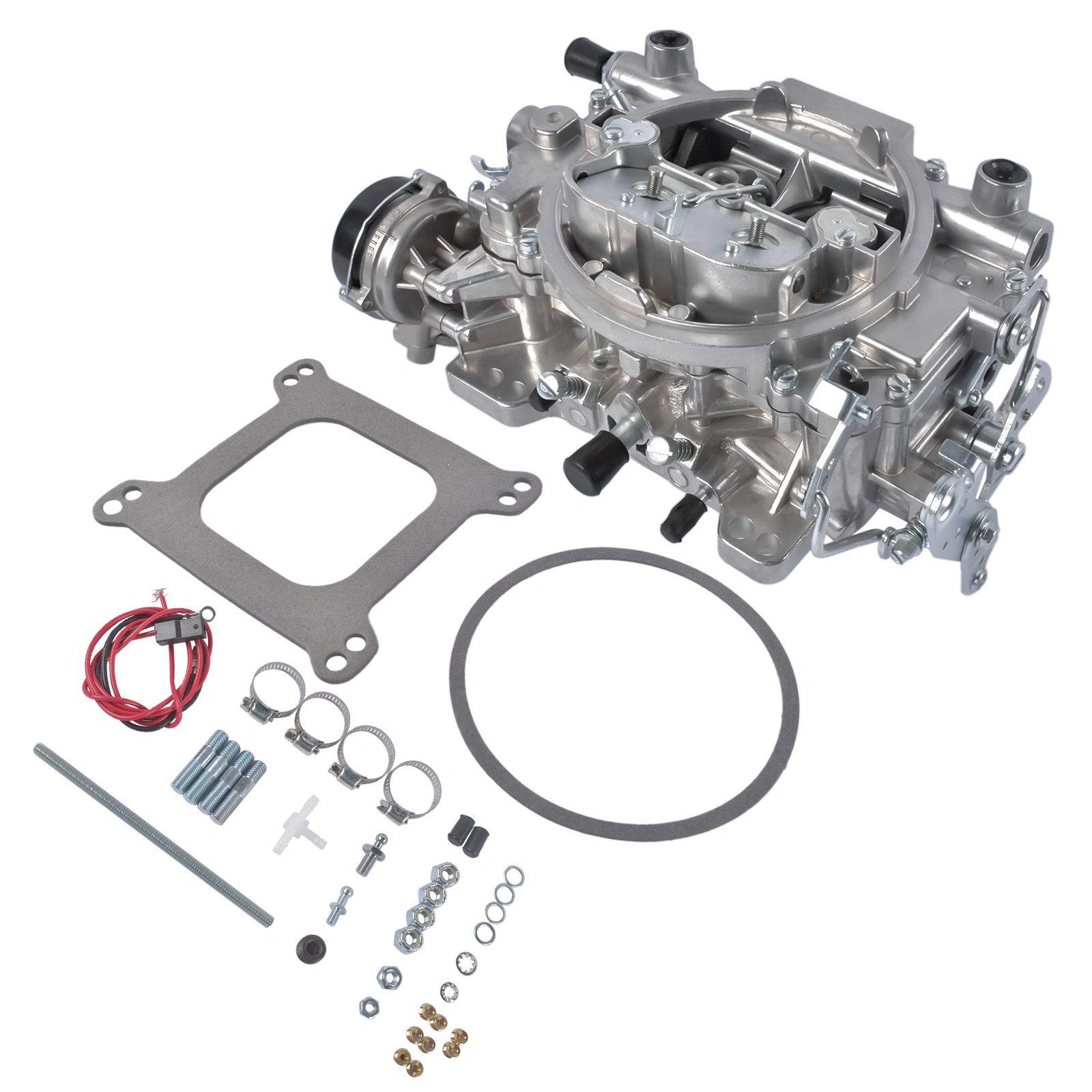 4 Barrel Carburetor 1403 500 CFM Performer with Electric Choke Square-Flange Fits for Chevy 305 Engine view 5