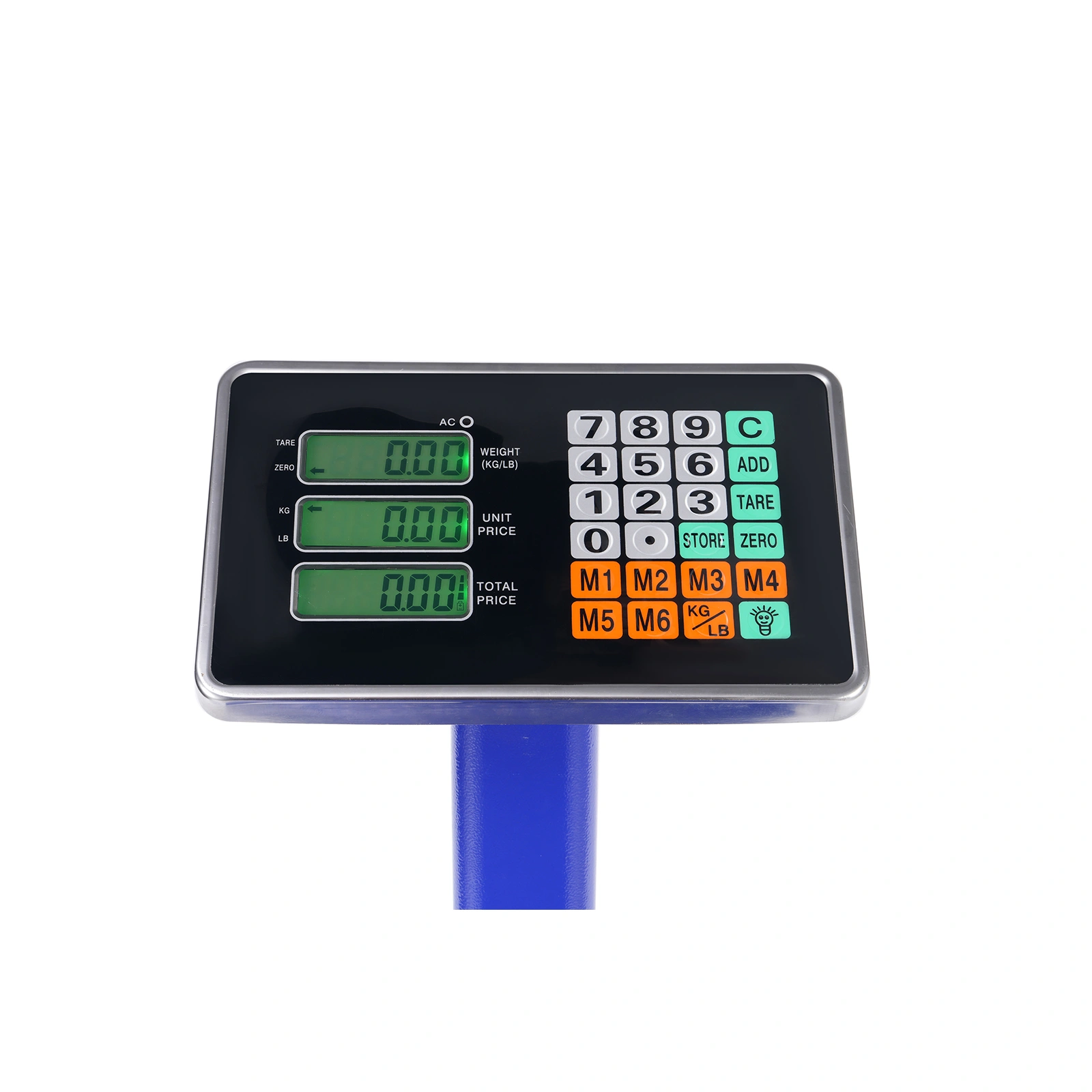 300KG/661lb Digital Floor Scale LCD Personal Postal Platform Bathroom Blue view 7
