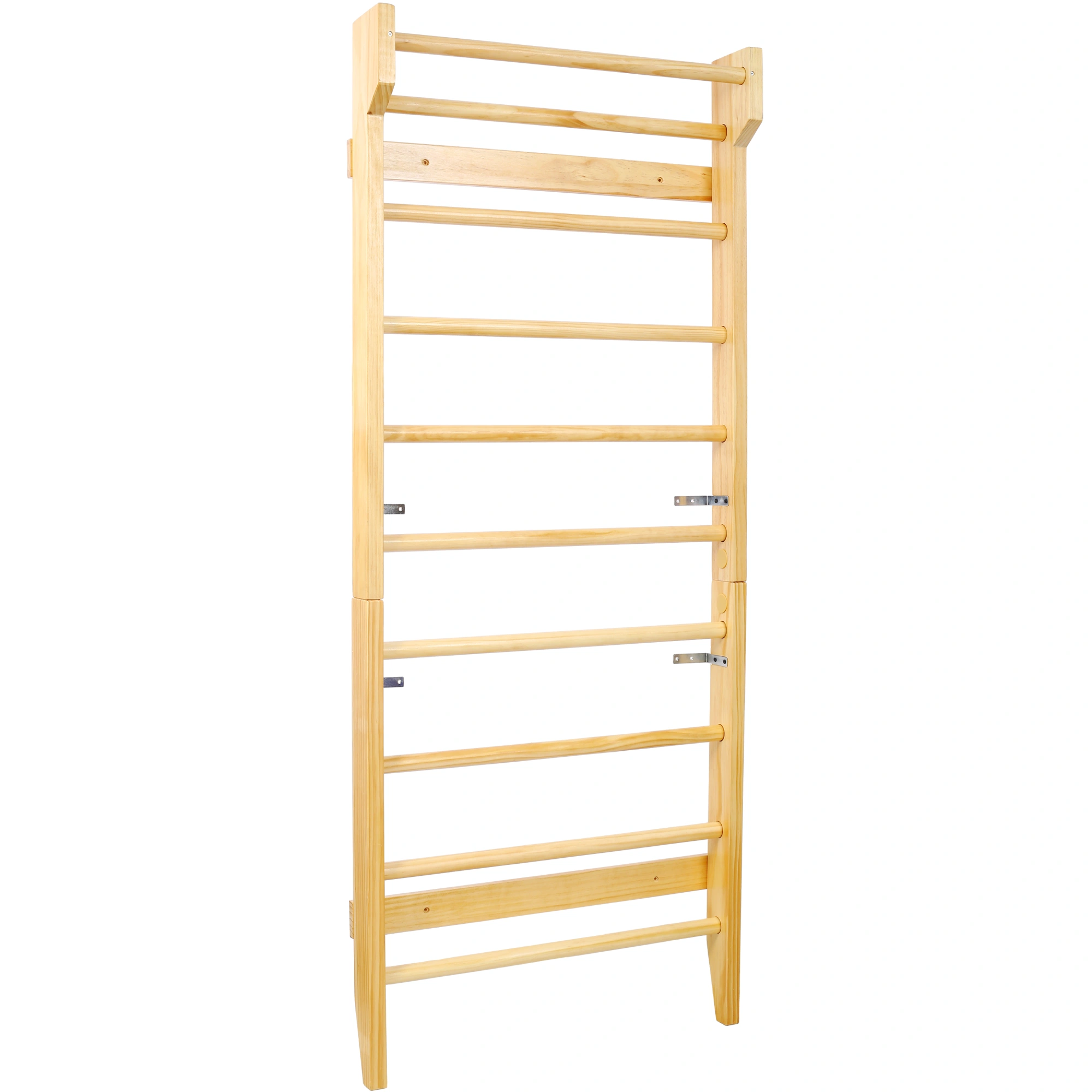 Wood Stall Bars for Gymnastics, Wall Mounted Pull Up Bar, Swedish Ladder for Physical Therapy, Stretching, Home Gym Workout & Yoga view 4