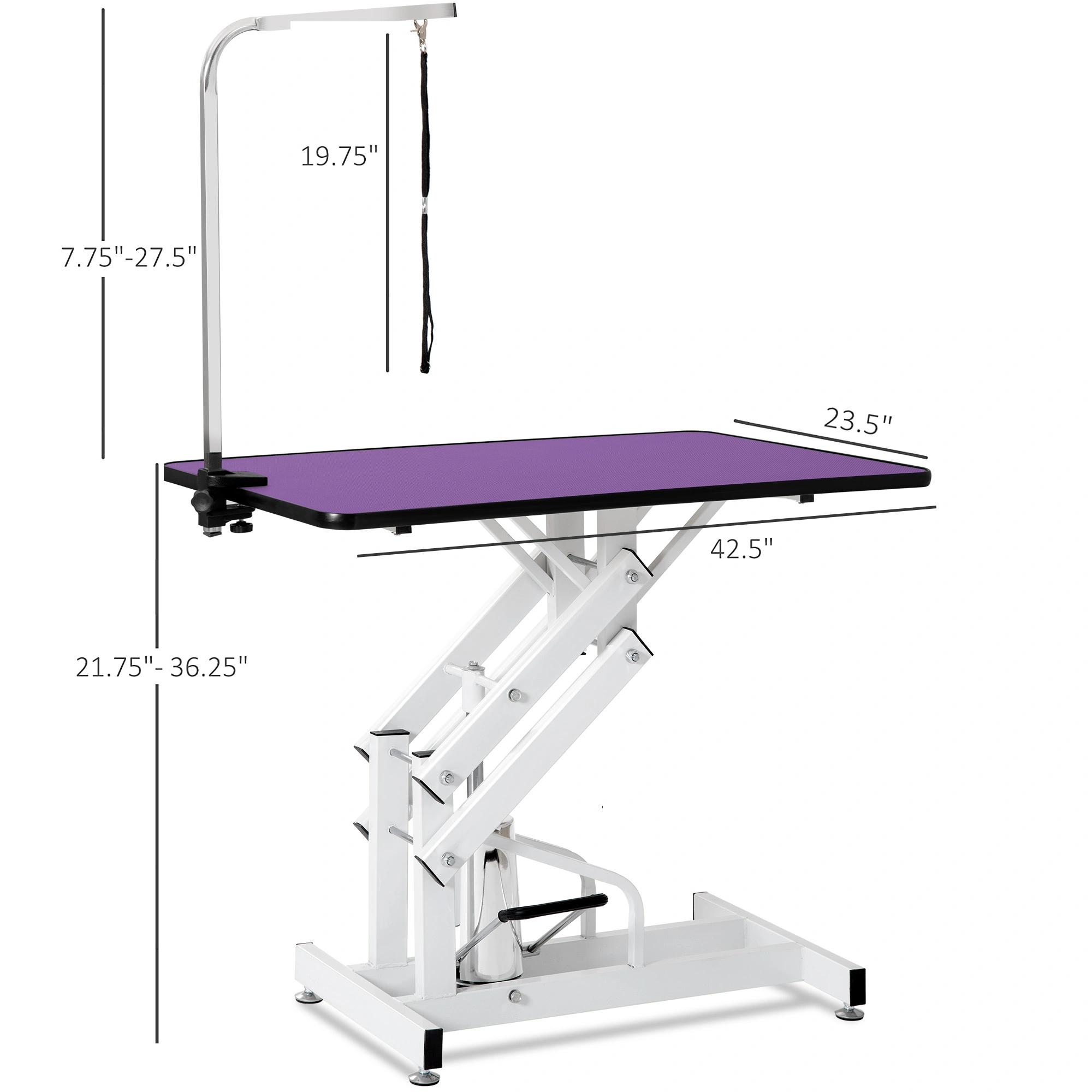 **42.5 Inch Hydraulic Pet Grooming Table** - straightforward, hits main keywords view 7