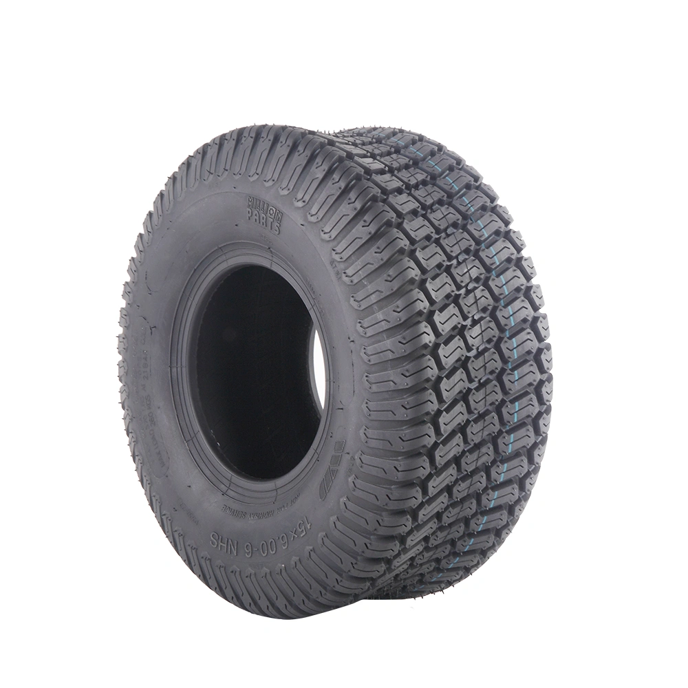 2 Pack 15x6.00-6 Tubeless Turf Tires 4 Ply Lawn Mower Tractor Tire Replacement view 6