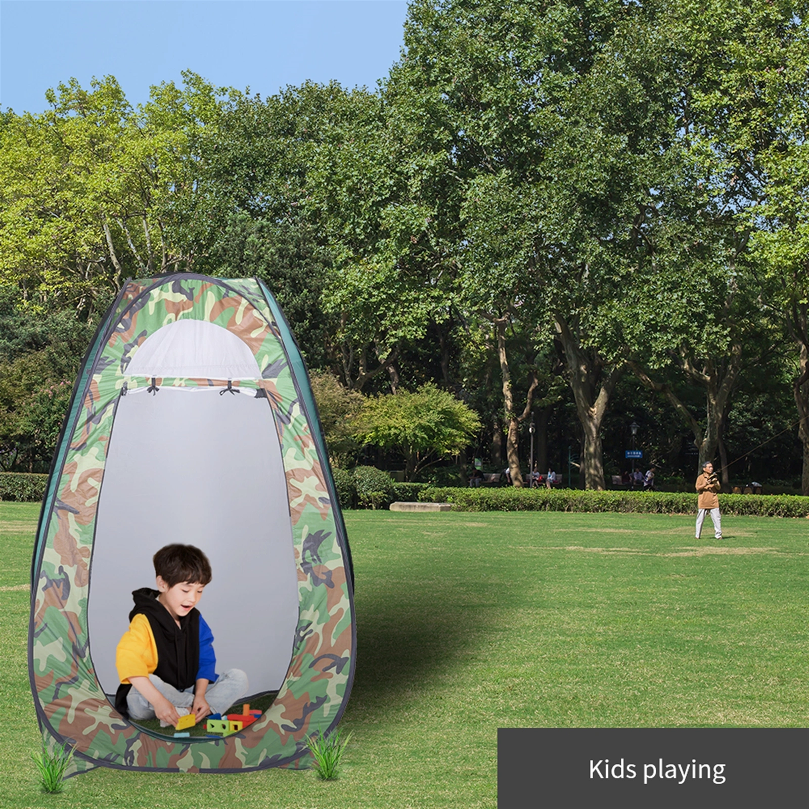 Pop Up Shower Tent Instant Portable Outdoor Privacy Changing Room Toilet Camping Cabin Waterproof view 13