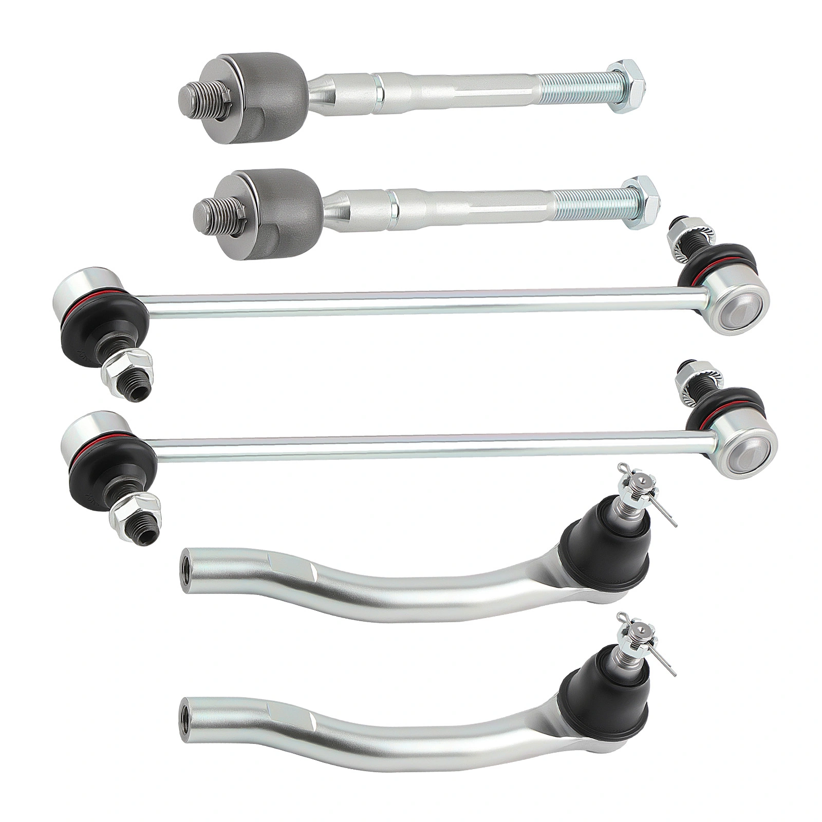 Front Inner Outer Tie Rod End Stabilizer Sway Bars fit for Acura MDX 2007-2013 view 7
