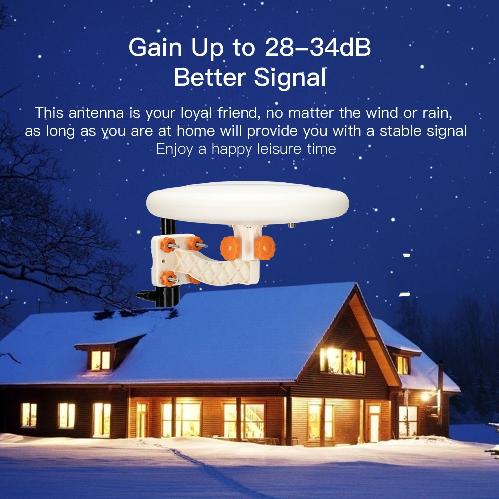 Leadzm TA-A1 150 Miles TV Antenna Outdoor Omni-directional 360 Degree Reception view 10
