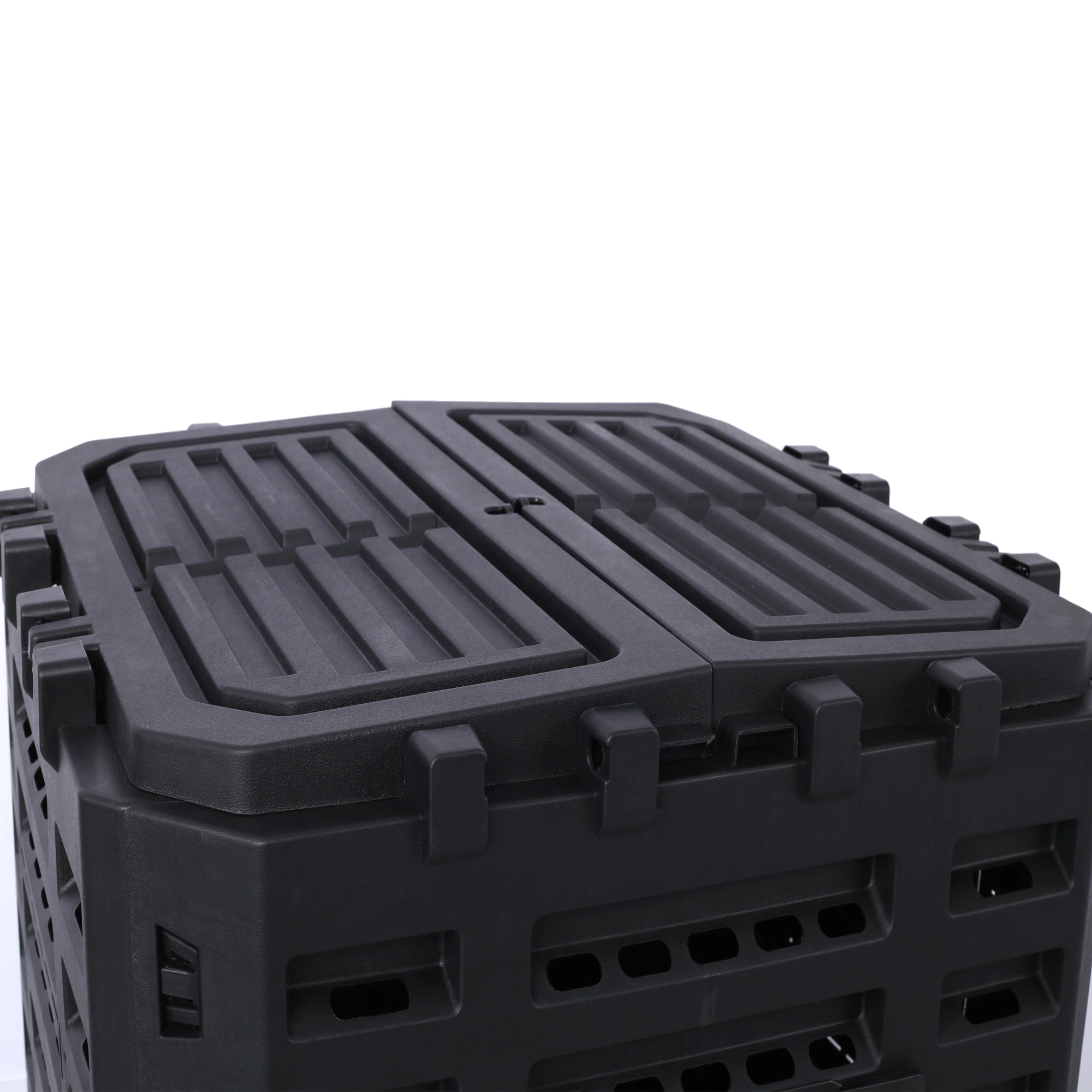 Garden Composter Bin Made from Recycled Plastic – 132 Gallons (500Liter) Large Compost Bin - Create Fertile Soil with Easy Assembly, Lightweight, Aerating Outdoor Compost Box view 8
