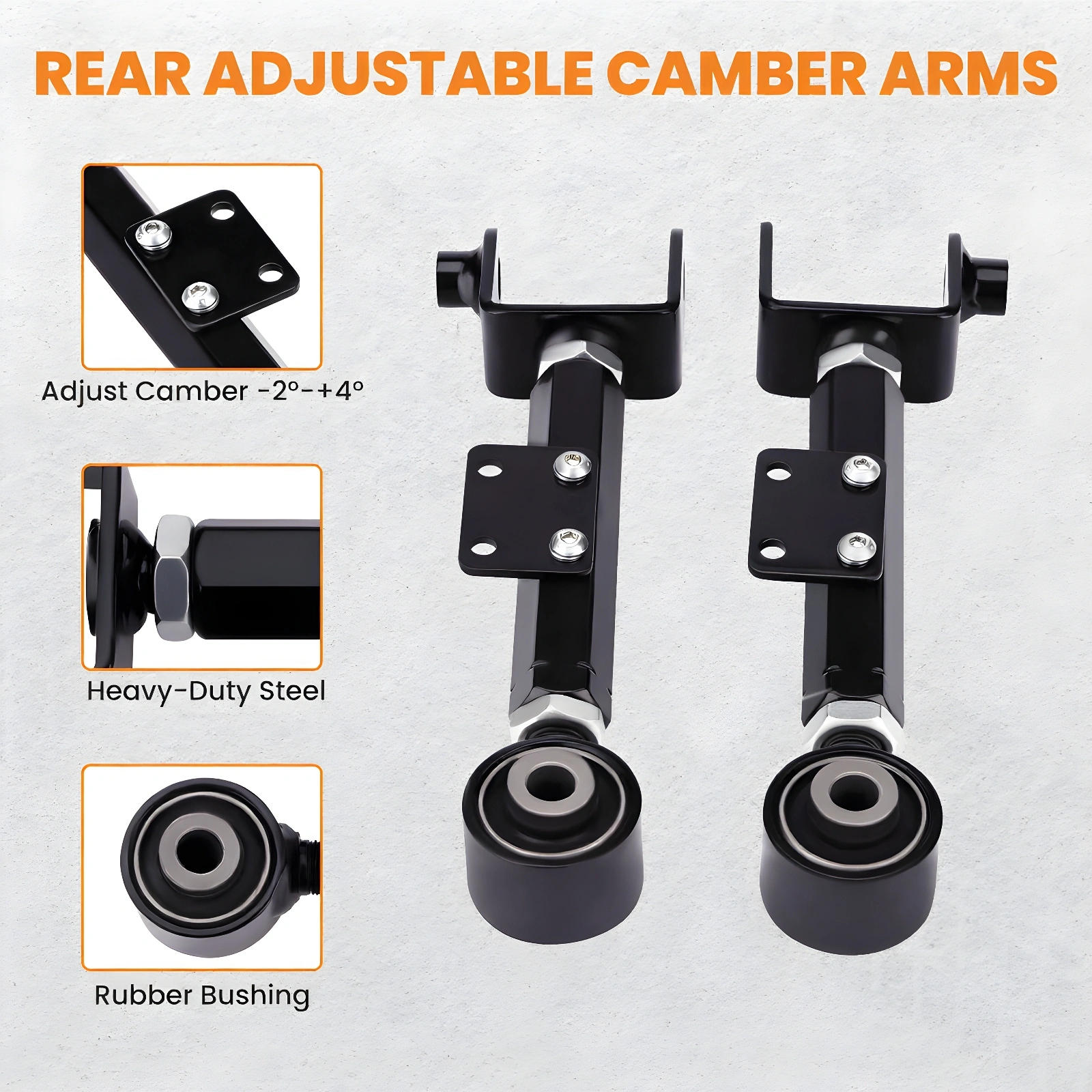 2x Alignment Rear Camber Arms Upper Control Kit For For Honda CR-V 2007-2016 FWD/AWD view 2