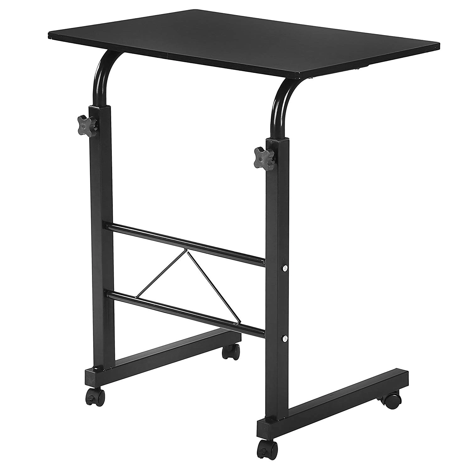 Removable P2 15MM Chipboard & Steel Side Table Black view 3
