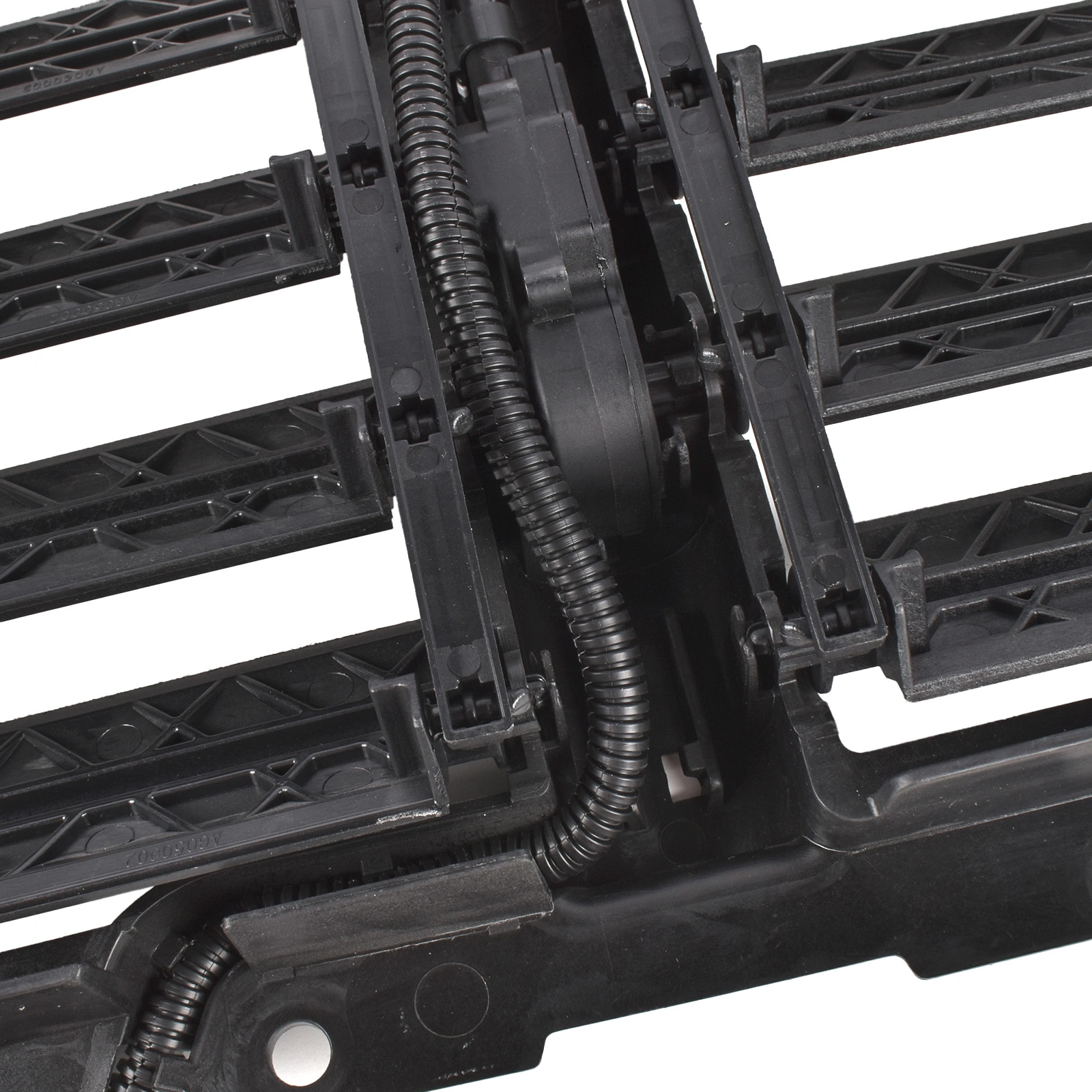 Upper Radiator Shutter Grille with Motor Fits for Cadillac Escalade Chevrolet Suburban Tahoe GMC Yukon Yukon XL 2017-2020 Black view 9