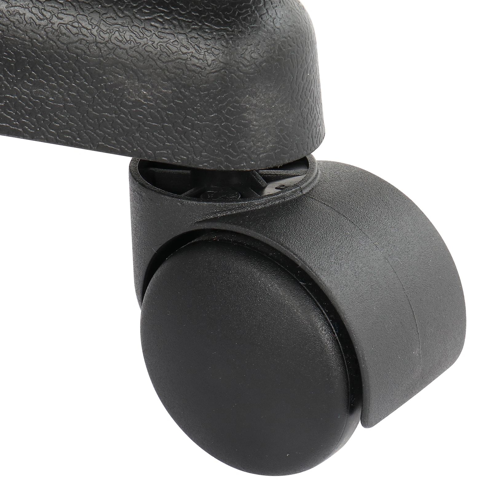 Round Stool Plastic Arch Feet Rotation Bar Stool Black view 9