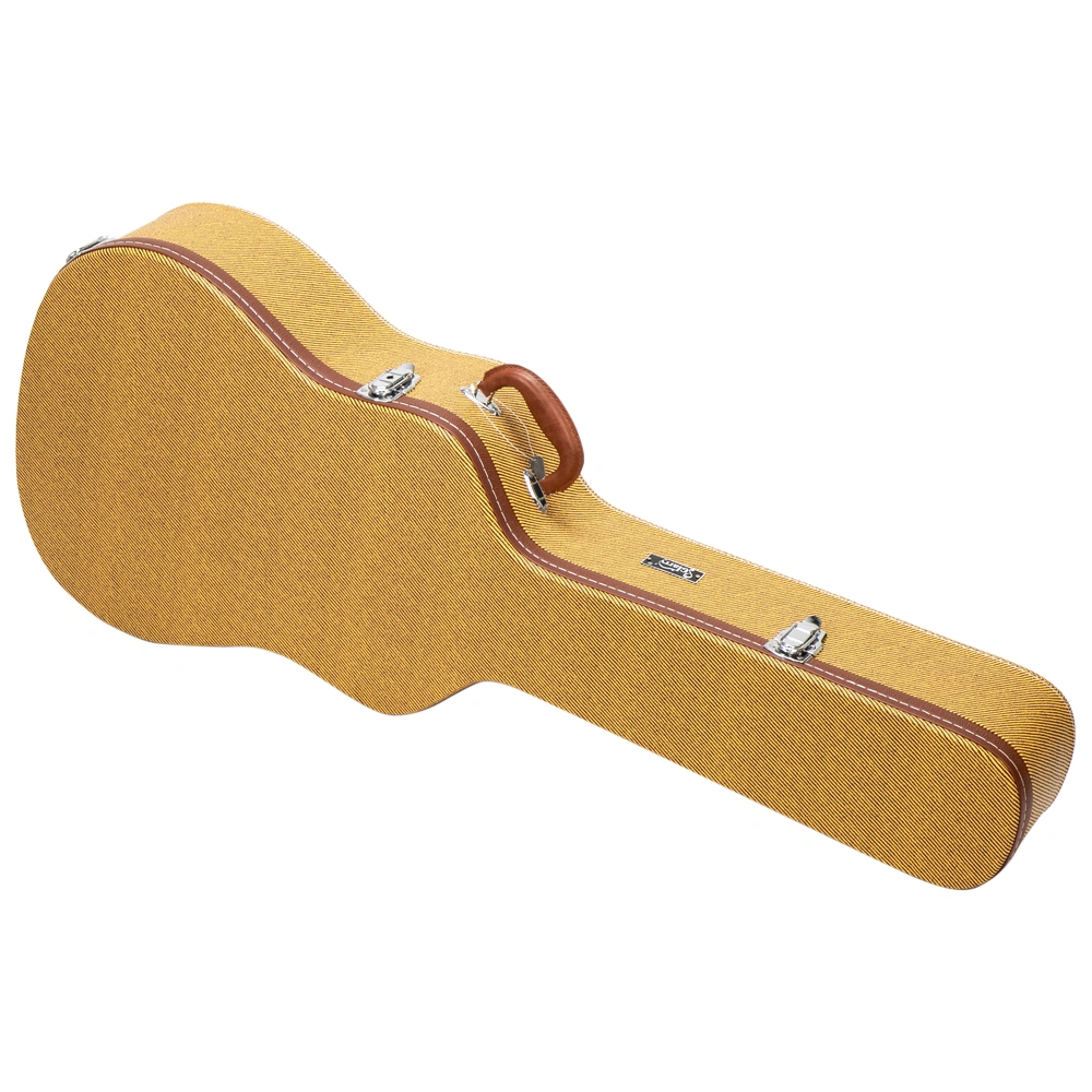 41" Folk Guitar Hardshell Carrying Case Fits Most Acoustic Guitars Microgroove Flat Yellow view 4