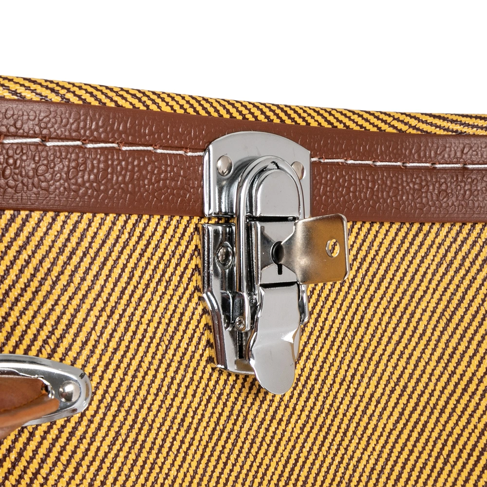 41" Folk Guitar Hardshell Carrying Case Fits Most Acoustic Guitars Microgroove Flat Yellow view 7