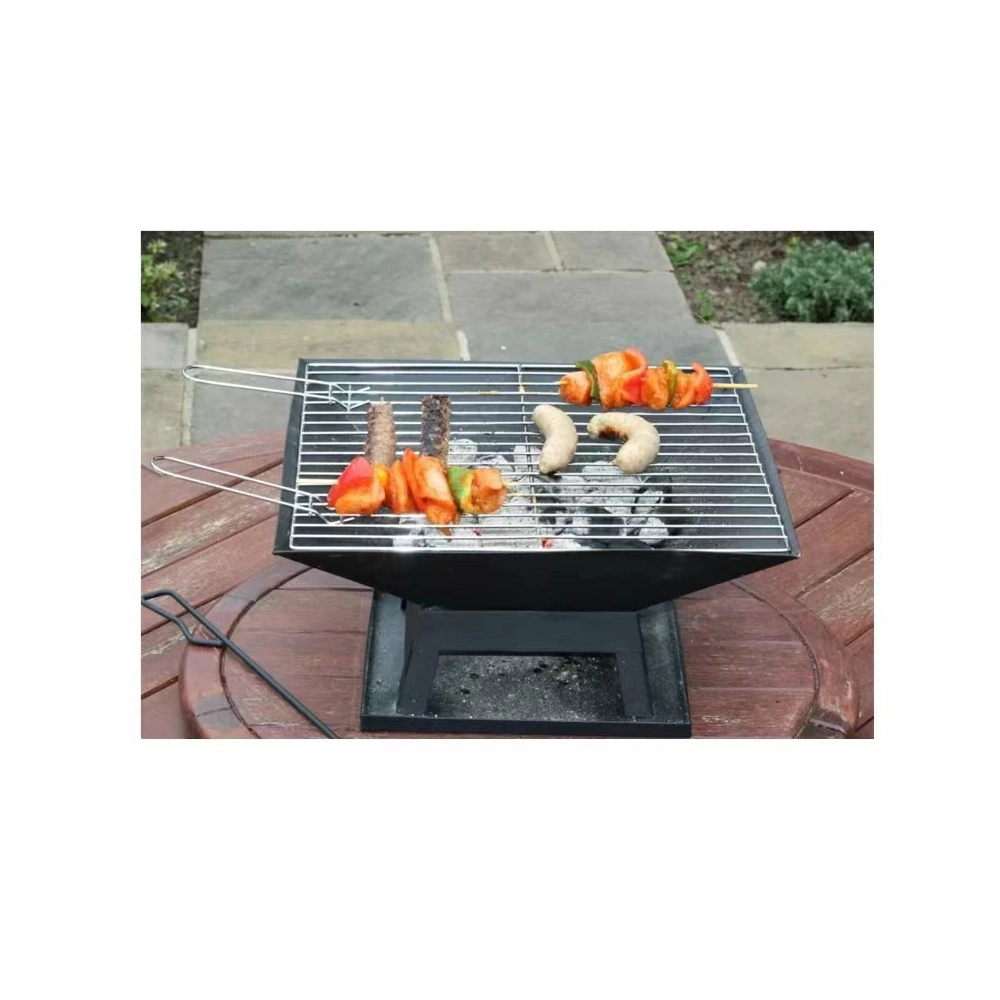 Modernisation Square BBQ Grill Outdoor Heater Garden Outdoor Fireplace Portable Fire Pit Contracted Barbecue Brazier Wood Stove view 3