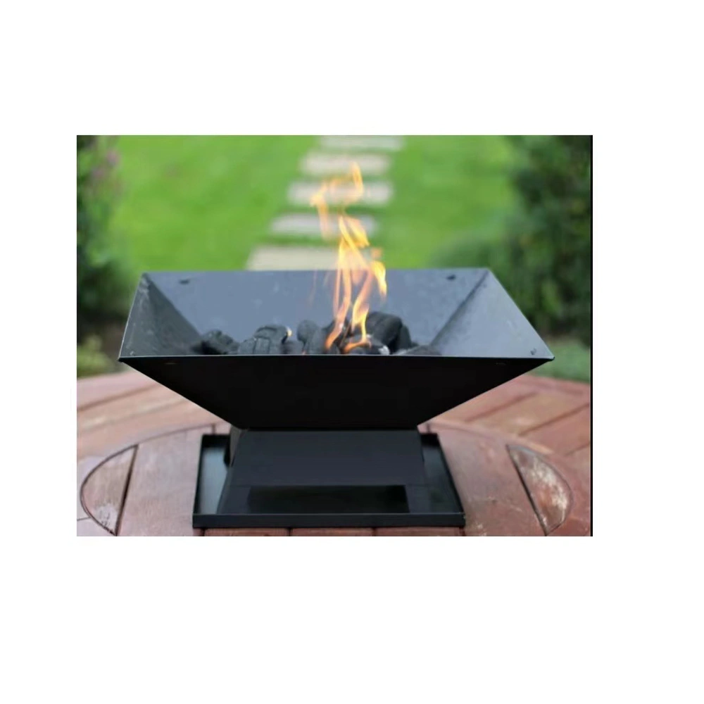 Modernisation Square BBQ Grill Outdoor Heater Garden Outdoor Fireplace Portable Fire Pit Contracted Barbecue Brazier Wood Stove view 4