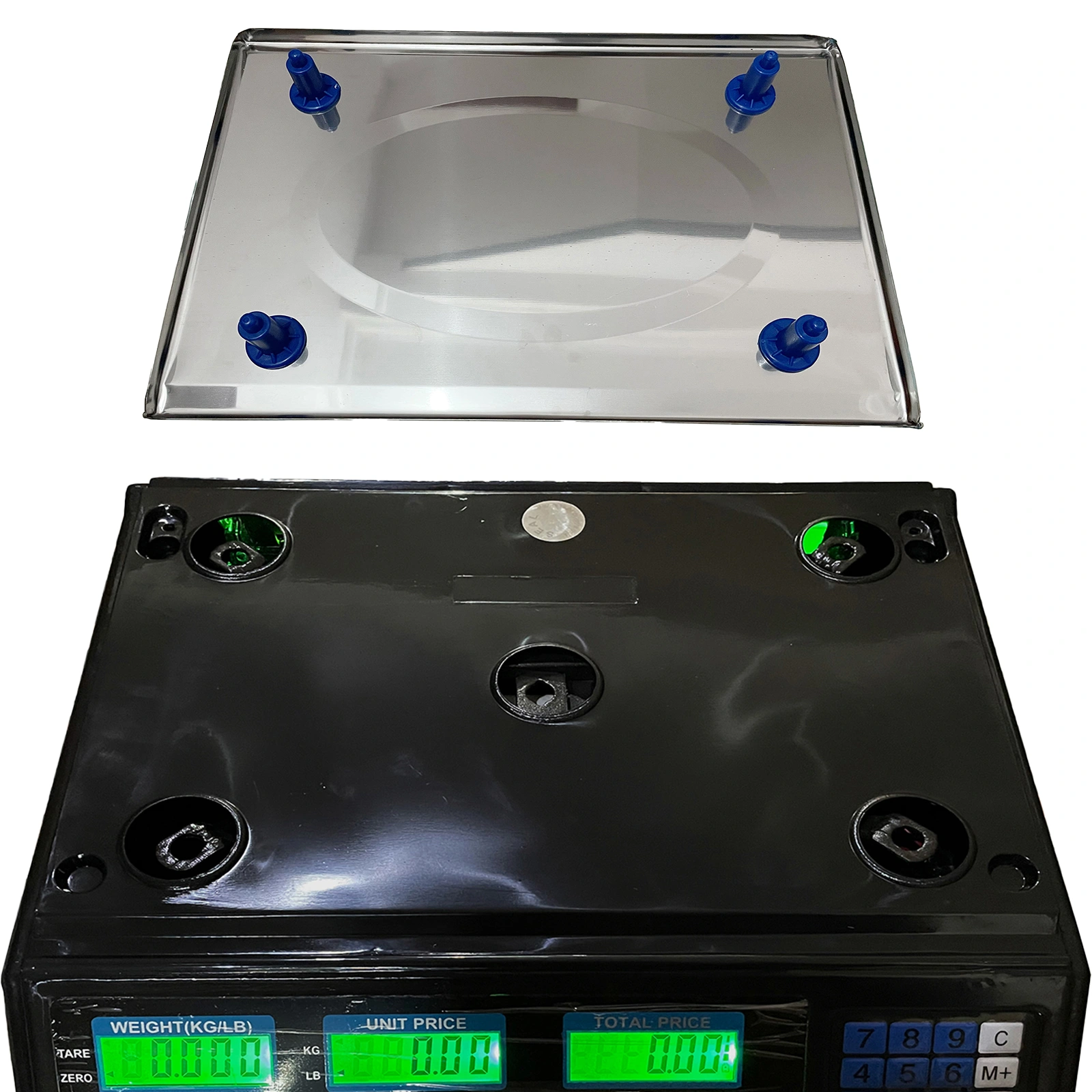 ACS-30 40kg/5g Digital Price Computing Scale for Vegetable US Plug Silver & Black view 14