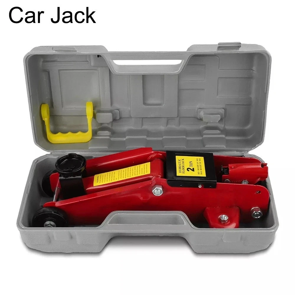 2 Ton Hydraulic Floor Jack with Plastic Carry Case, Trolley Jack for Cars & Vans view 5