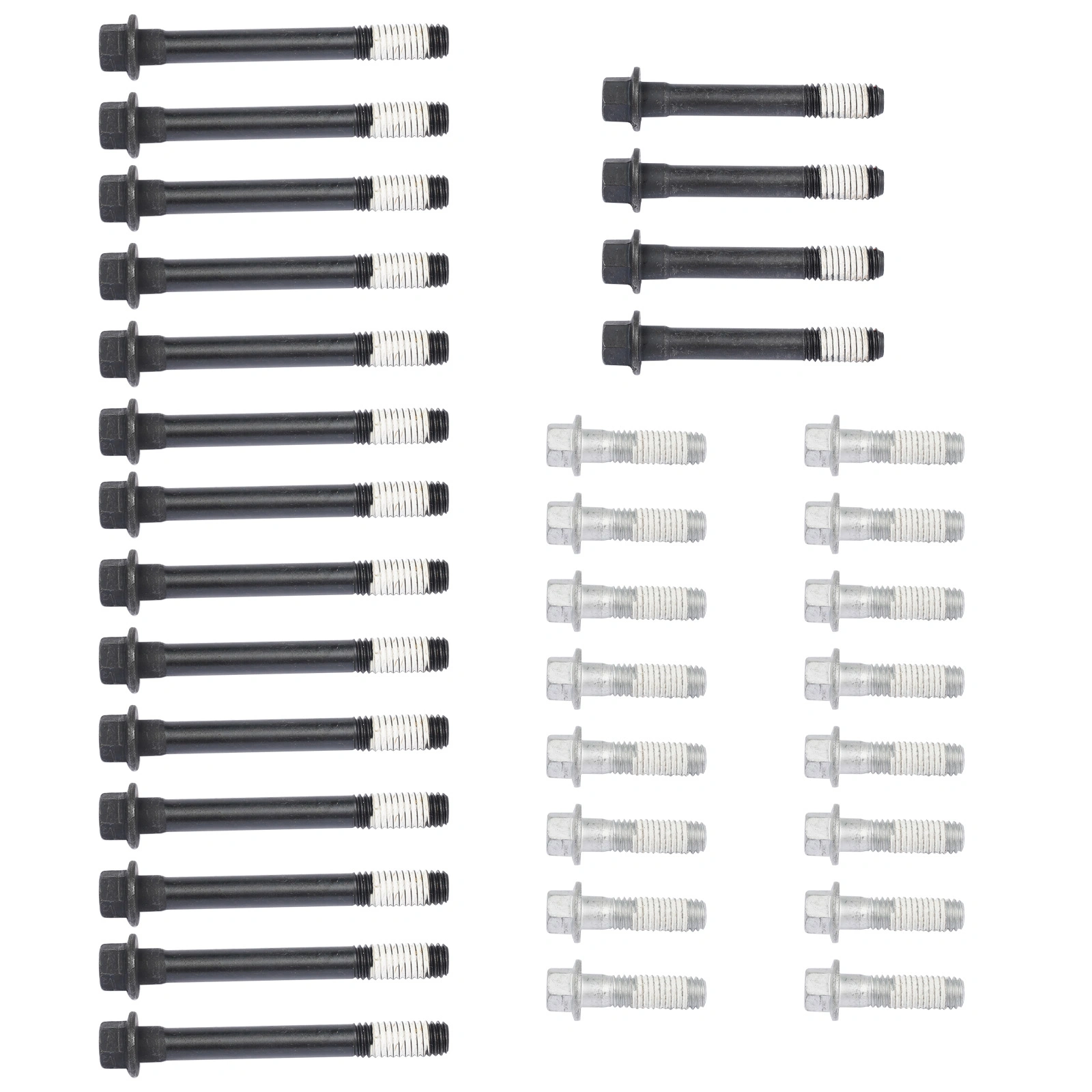 34Pcs Engine Cylinder Head Bolts for Chevrolet GMC C1500 C2500 Cadillac Escalade 5.7L ES72856 view 3