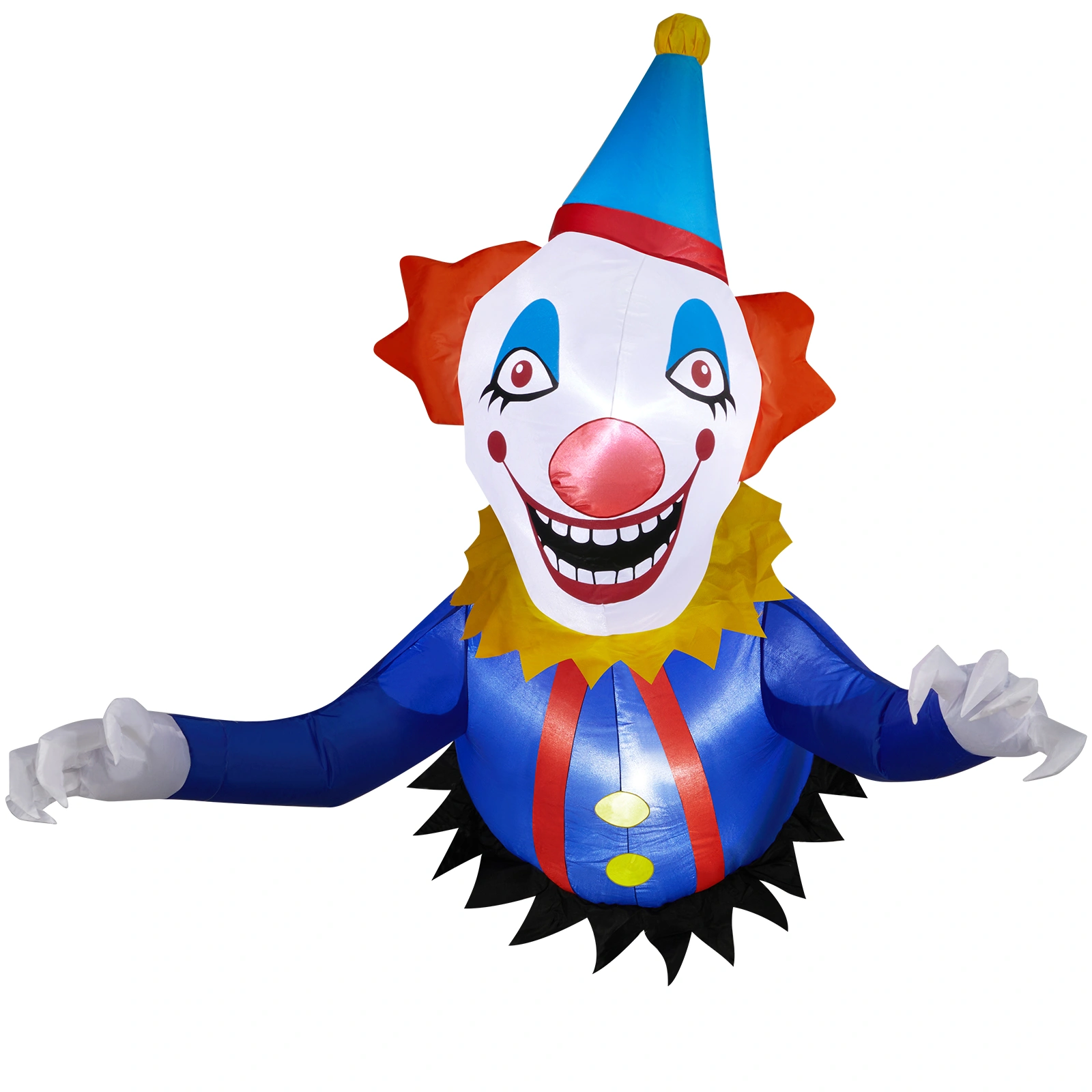 3.3 FT Halloween Inflatable Clown Broke Out from Window Outdoor Decorations, Scary Blow up Decor with Built-in LED Lights for Holiday Party Yard Lawn Garden Decor Indoor Outdoor view 4