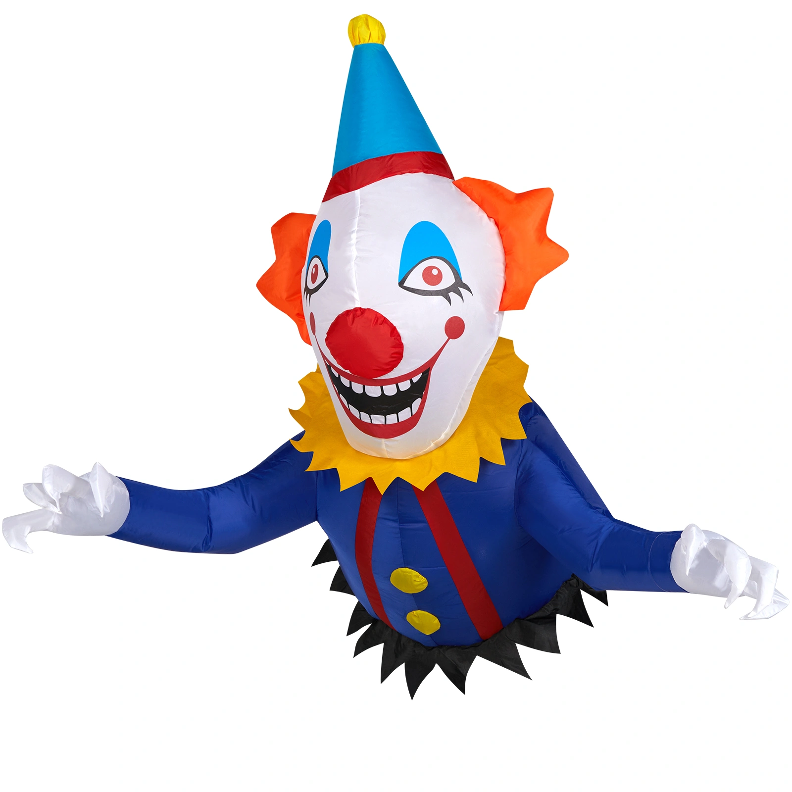 3.3 FT Halloween Inflatable Clown Broke Out from Window Outdoor Decorations, Scary Blow up Decor with Built-in LED Lights for Holiday Party Yard Lawn Garden Decor Indoor Outdoor view 5