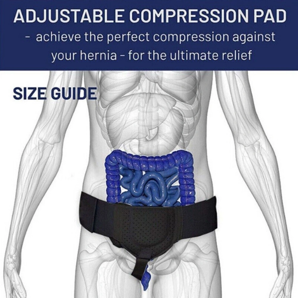 Men's Inguinal Groin Hernia Support Belt - Removable Abdominal Truss Brace view 5