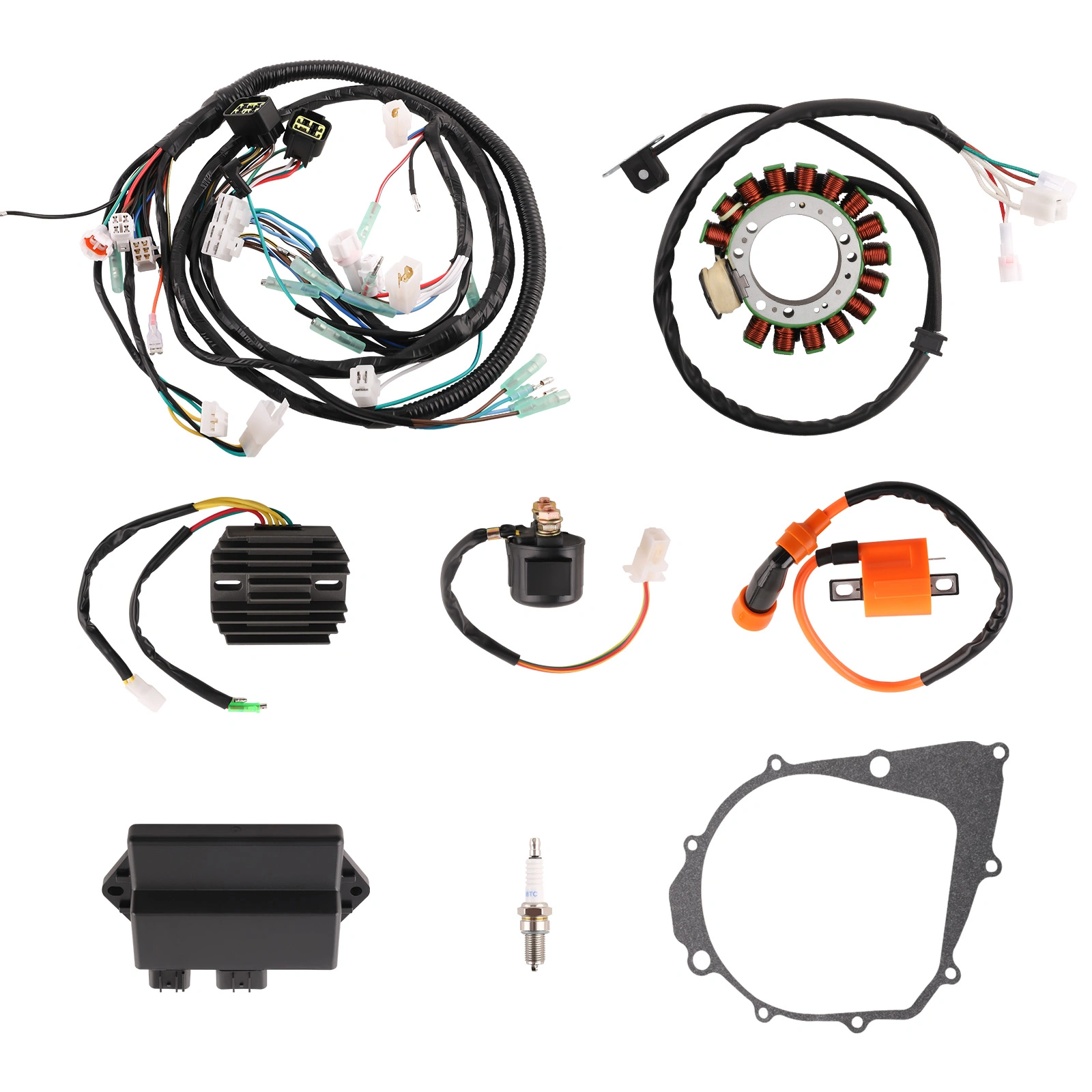 Ignition Coil Wire Harness Stator CDI Set fit for Yamaha Warrior 350 YFM350X 97-01 view 6