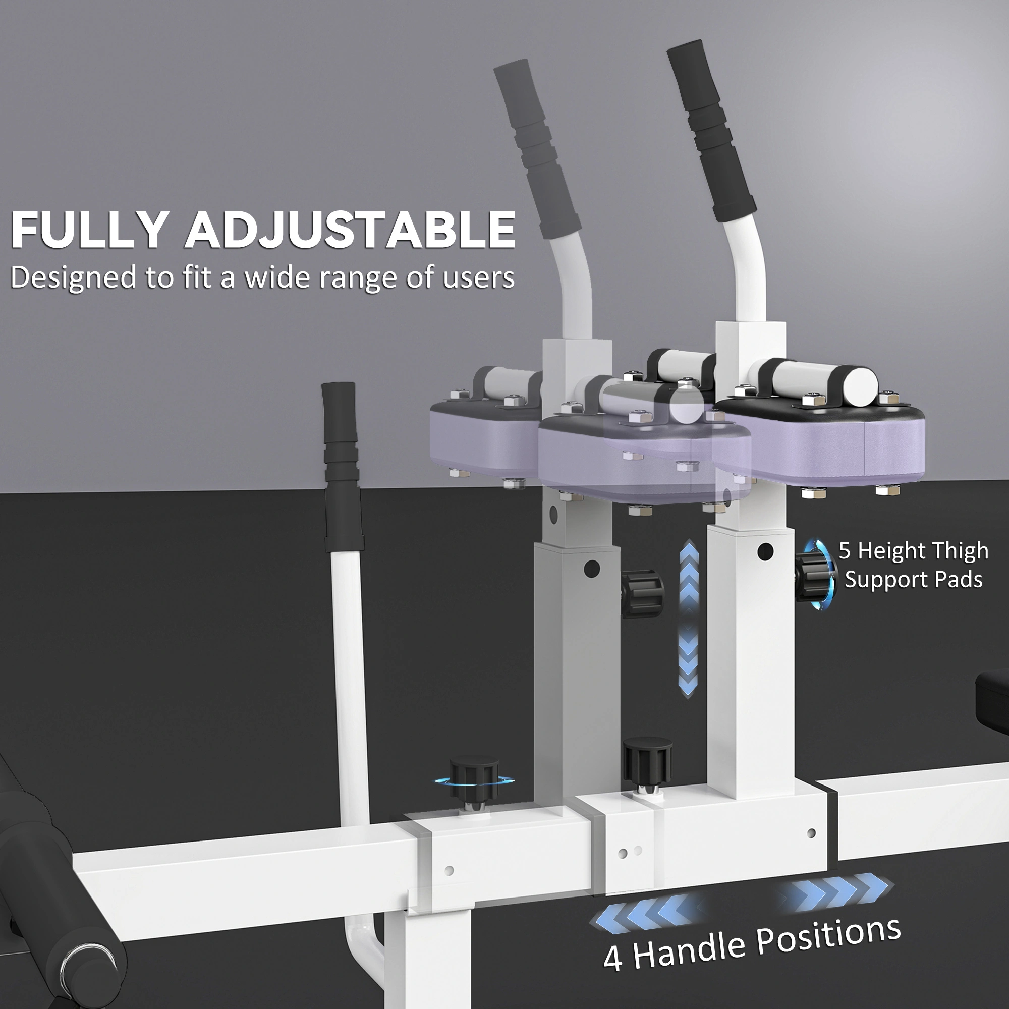 Adjustable Steel Seated Calf Raise Machine - Strength Training Gym Equipment for Leg & Calf Workout view 3