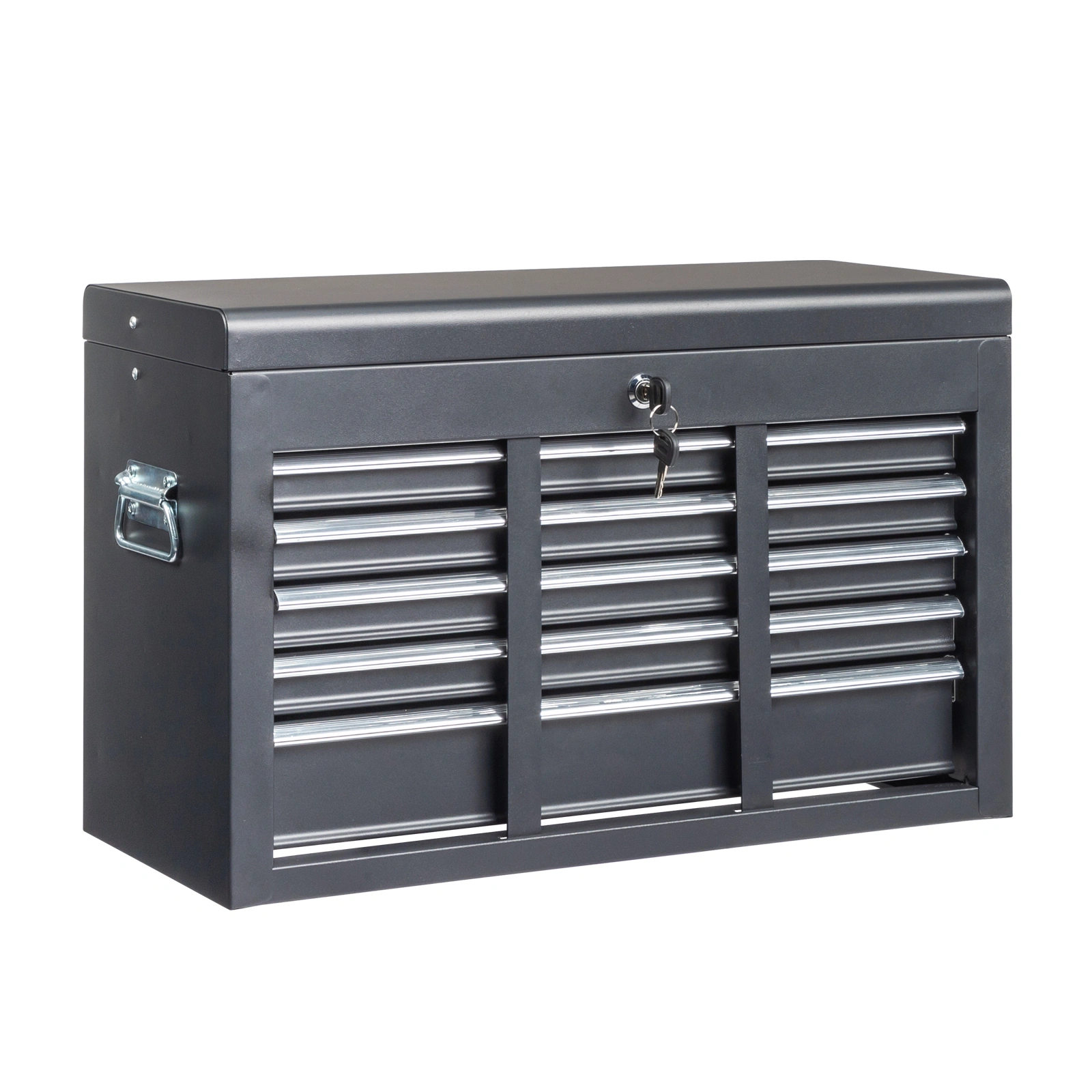 steel tool box black view 4