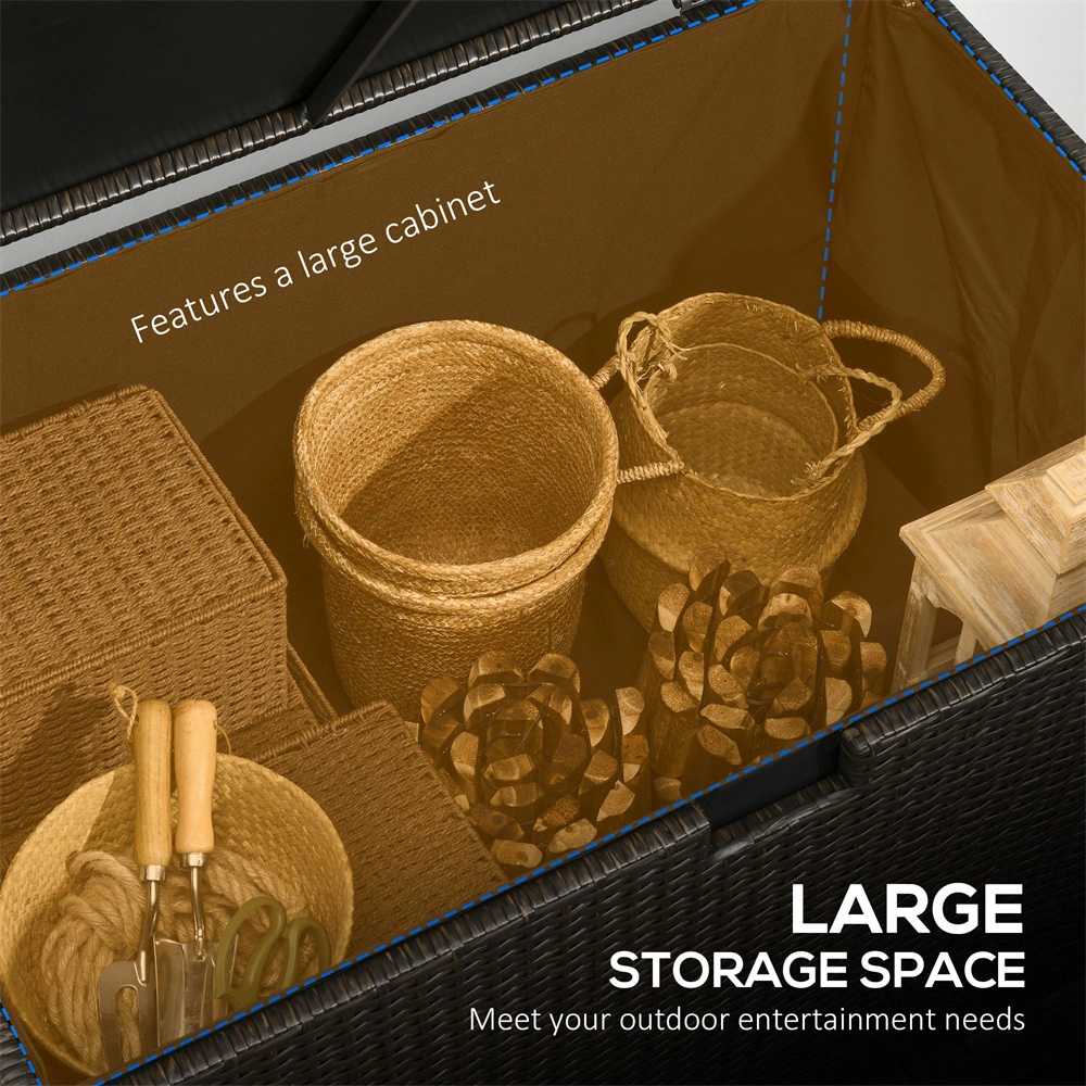 Chester Rolling Dresser with Storage Cabinets & Lockers, Mobile Wardrobe Organizer view 3