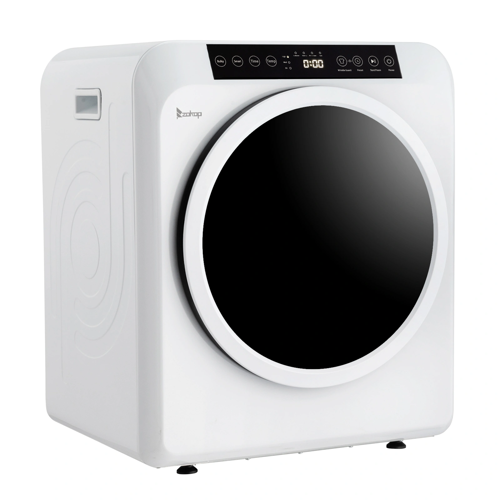 GDZ60-618E Upgraded 6kg Drum Dryer with LCD Screen UV Sterilization, White - 2 Cotton Filters Included view 12