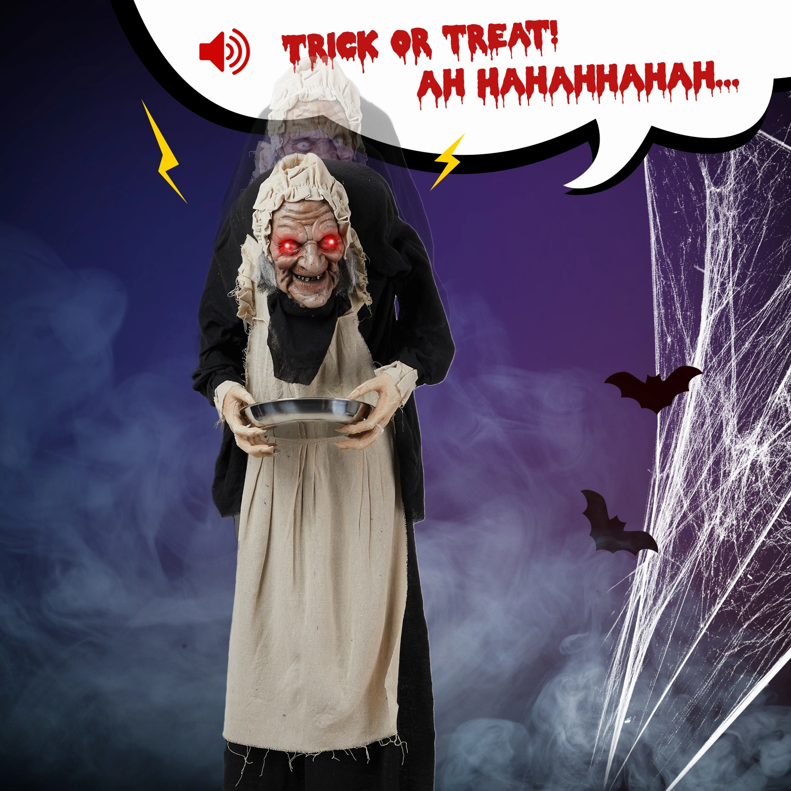 5 FT Maid Halloween Standing Decoration view 3