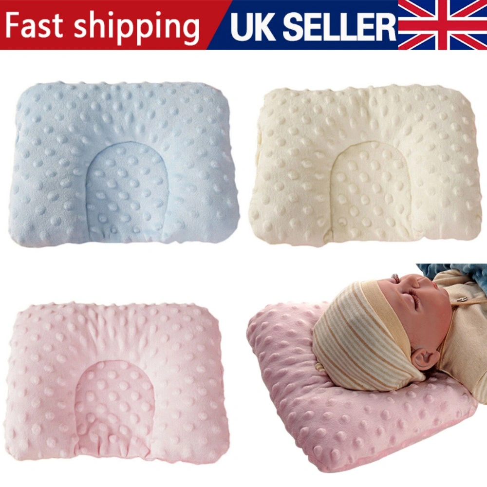 Newborn Baby Pillow Anti Flat Head Infant Sleeping Support Cushion with Anti Roll