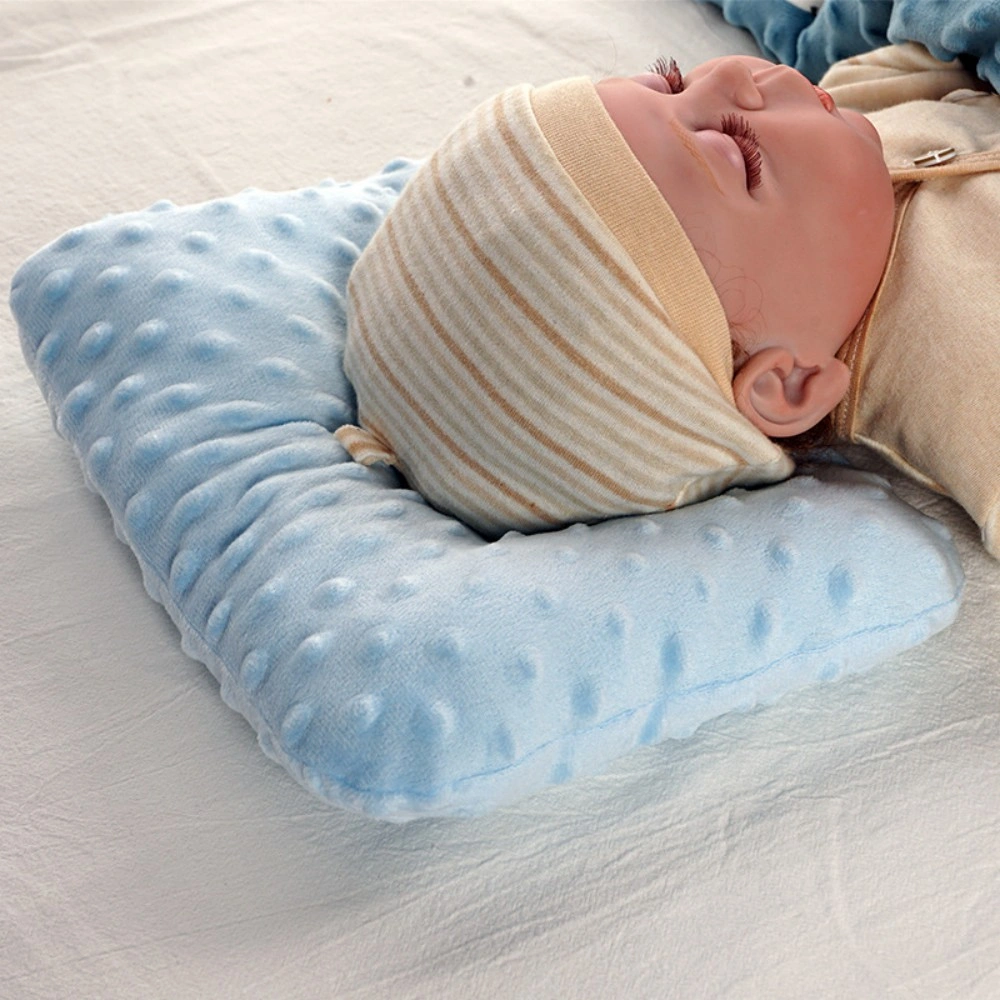 Newborn Baby Pillow Anti Flat Head Infant Sleeping Support Cushion with Anti Roll view 3
