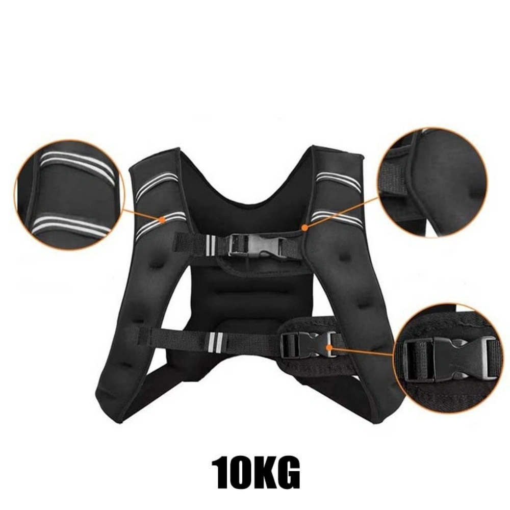10kg Adjustable Weighted Running Vest, Gym Fitness Sports Training Weight Loss view 5