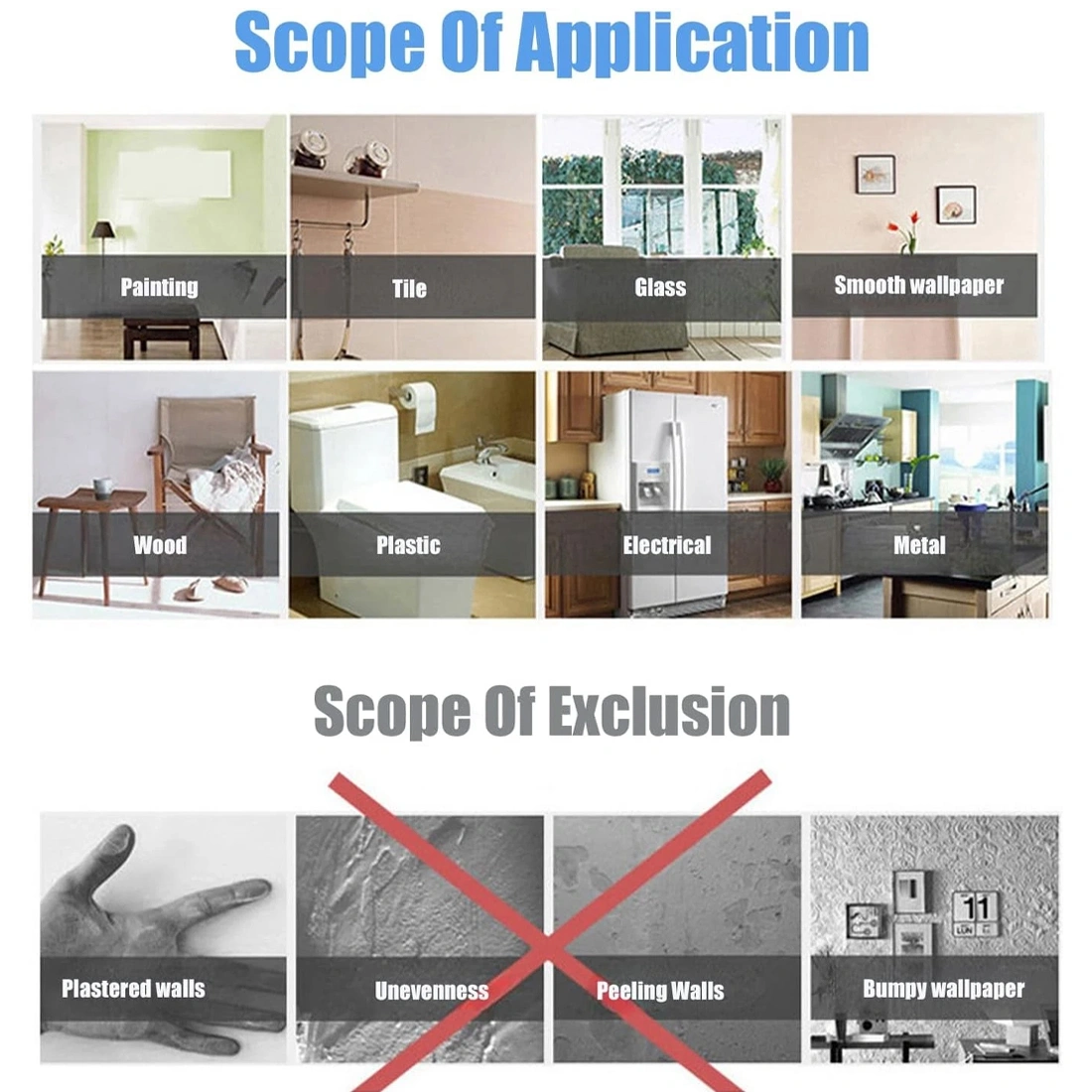 20PCS Marble Peel and Stick Wall Decals for Kitchen & Bathroom, Modern Gray Self-Adhesive Vinyl Tiles view 4