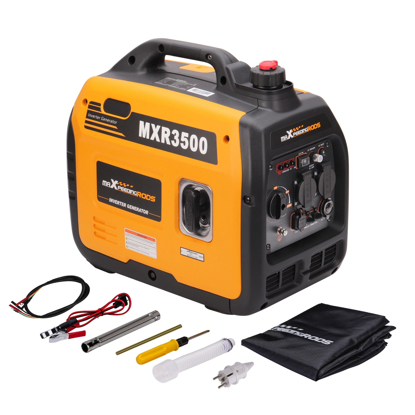 3300W Petrol Inverter Generator 21kg Portable Emergency Power Supply