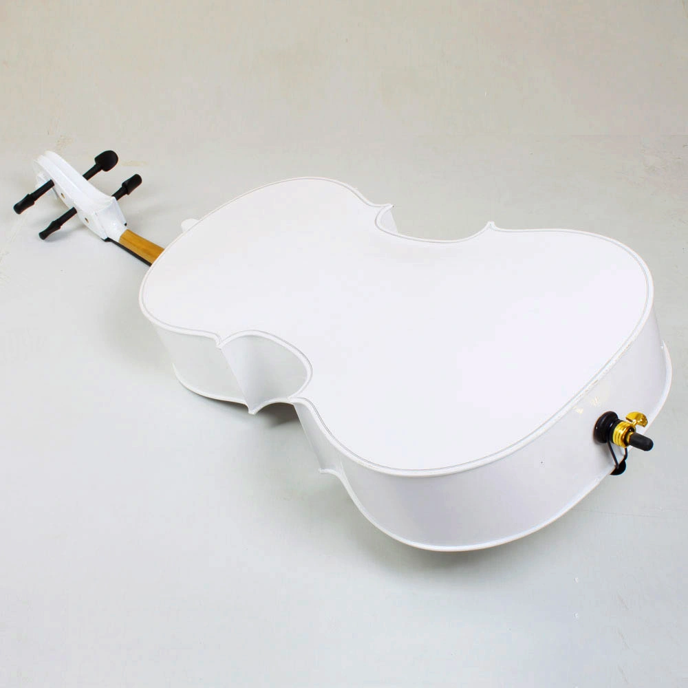 4/4 Wood Cello Bag Bow Rosin Bridge White view 27