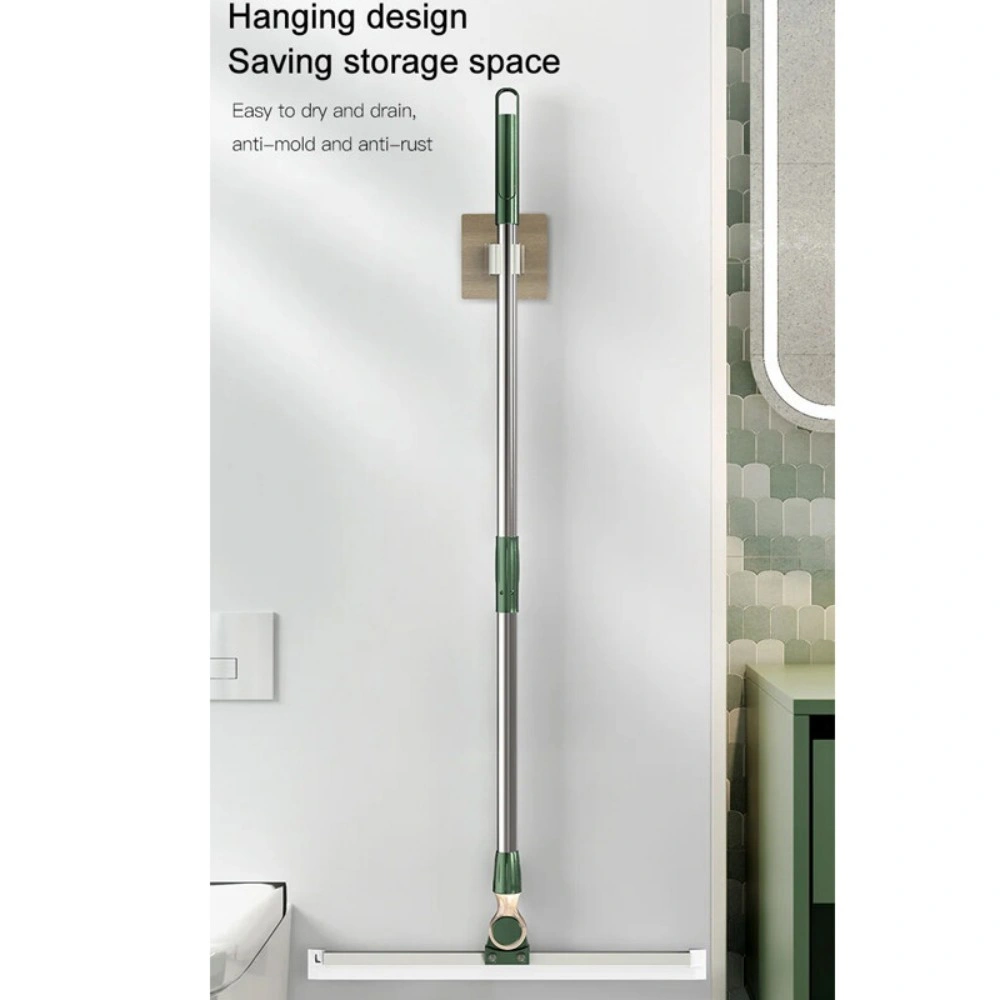 52cm Floor Squeegee Mop with Silicone Head - Wet Dry Industrial Heavy Duty Shower Cleaner