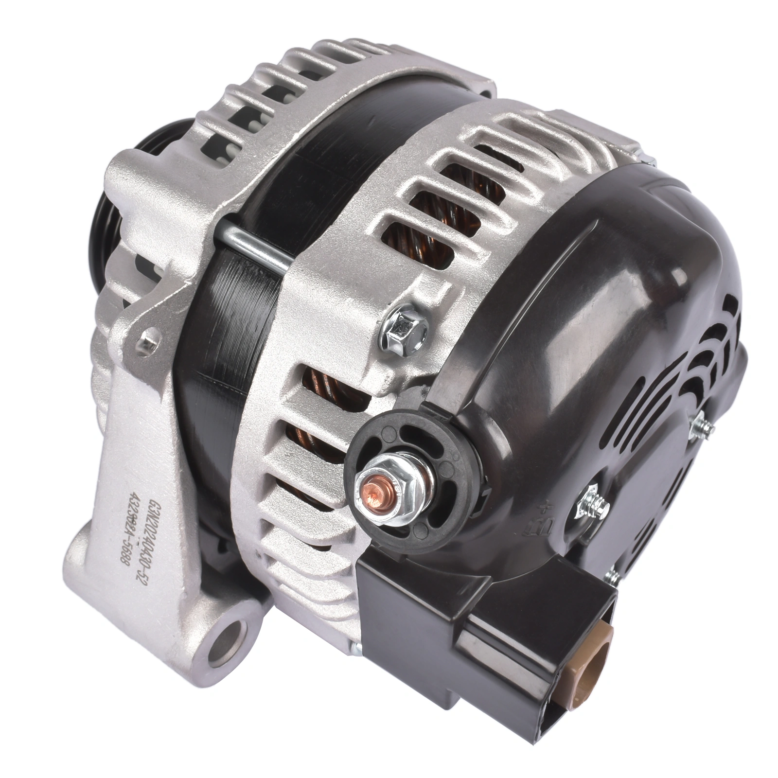 Alternator 150A 12V 6-Groove Pulley Replacement for Land Rover LR4 Range Rover, Jaguar F-Pace F-Type XJ XJR XF XK 104210-5360 LR011231 view 3