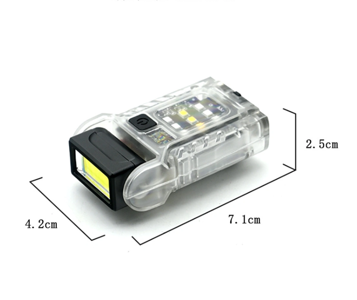 USB Rechargeable LED Flashlight, 7 Modes, Mini Camping Hiking Emergency Work Light view 2