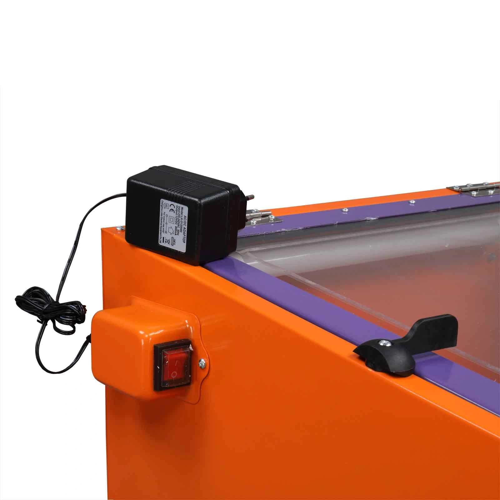 25 Gallon Bench Top Air Sandblasting Cabinet Sandblaster Blast Large Cabinet Orange view 11