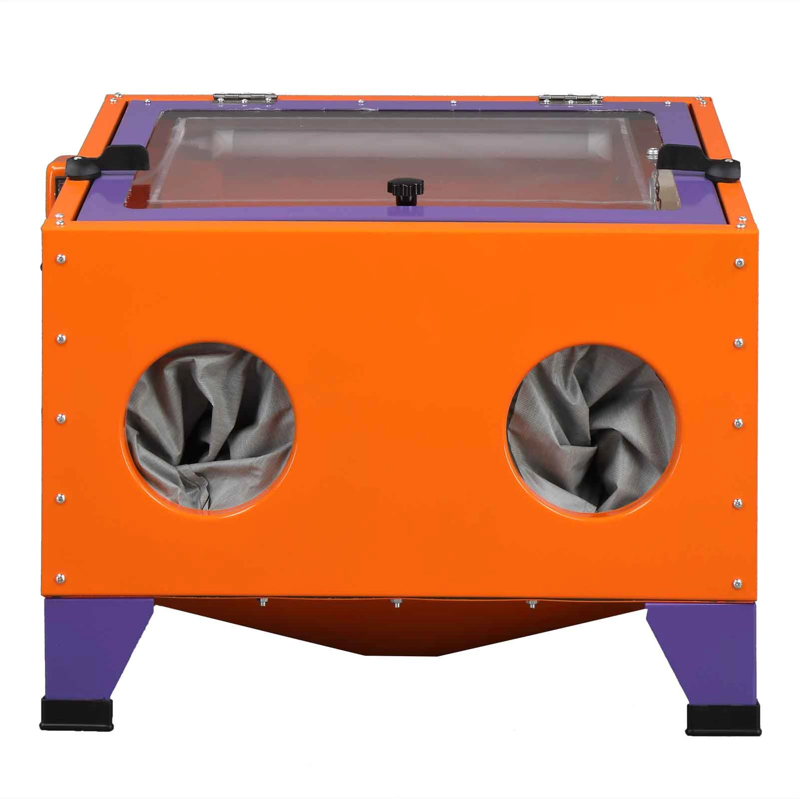 25 Gallon Bench Top Air Sandblasting Cabinet Sandblaster Blast Large Cabinet Orange view 17