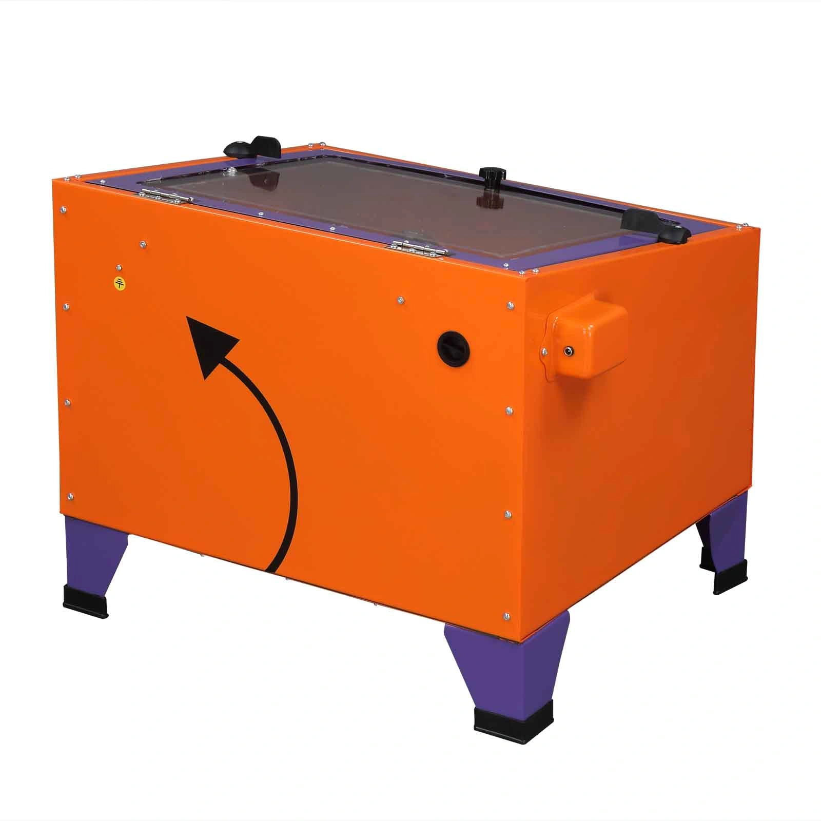25 Gallon Bench Top Air Sandblasting Cabinet Sandblaster Blast Large Cabinet Orange view 21