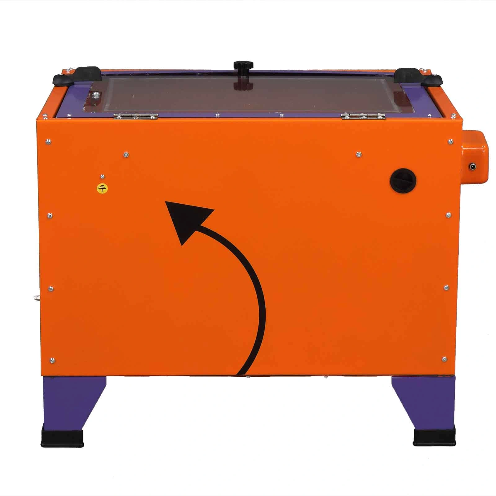 25 Gallon Bench Top Air Sandblasting Cabinet Sandblaster Blast Large Cabinet Orange view 30