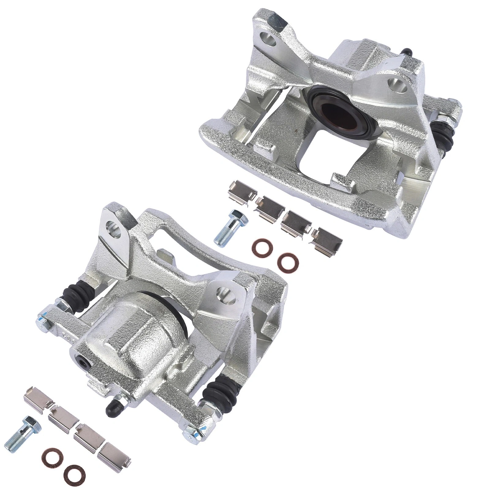2pcs Rear Brake Caliper w/Bracket Replacement for Dodge Nitro Jeep Liberty Wrangler 3.8L V6 view 6