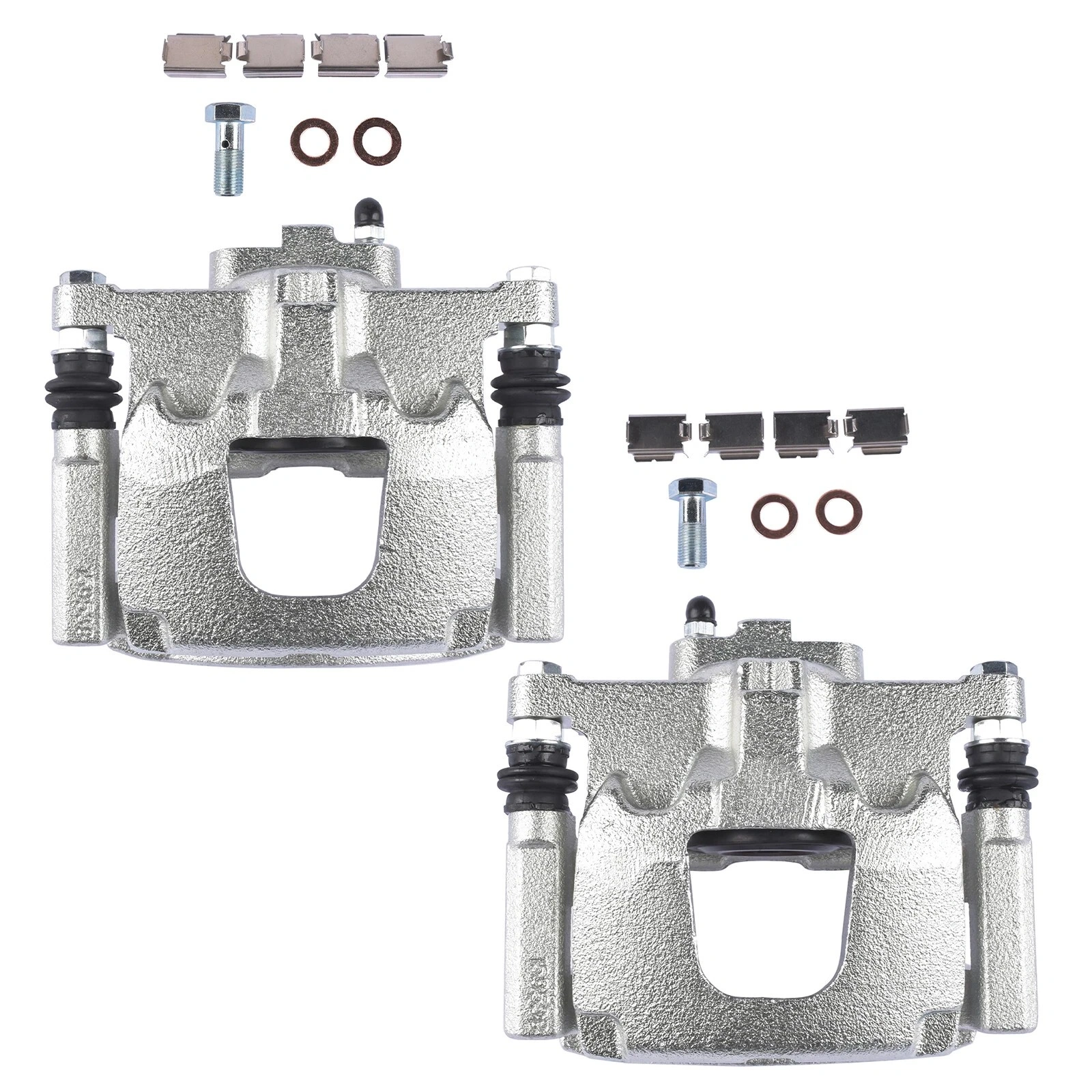 2pcs Rear Brake Caliper w/Bracket Replacement for Dodge Nitro Jeep Liberty Wrangler 3.8L V6 view 7