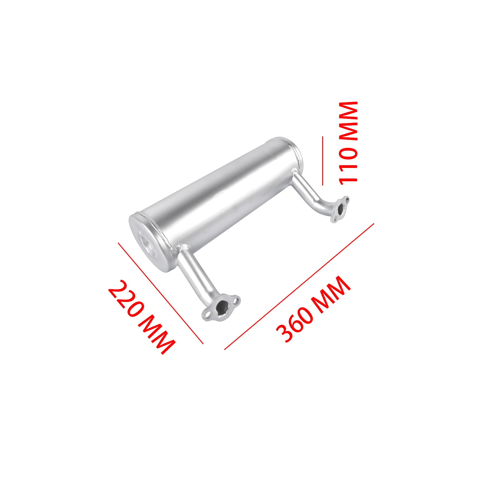 525750201 Muffler Kit Fit for Husqvarna Commercial Mower 26HP Kawasaki FX651V FX691V view 11