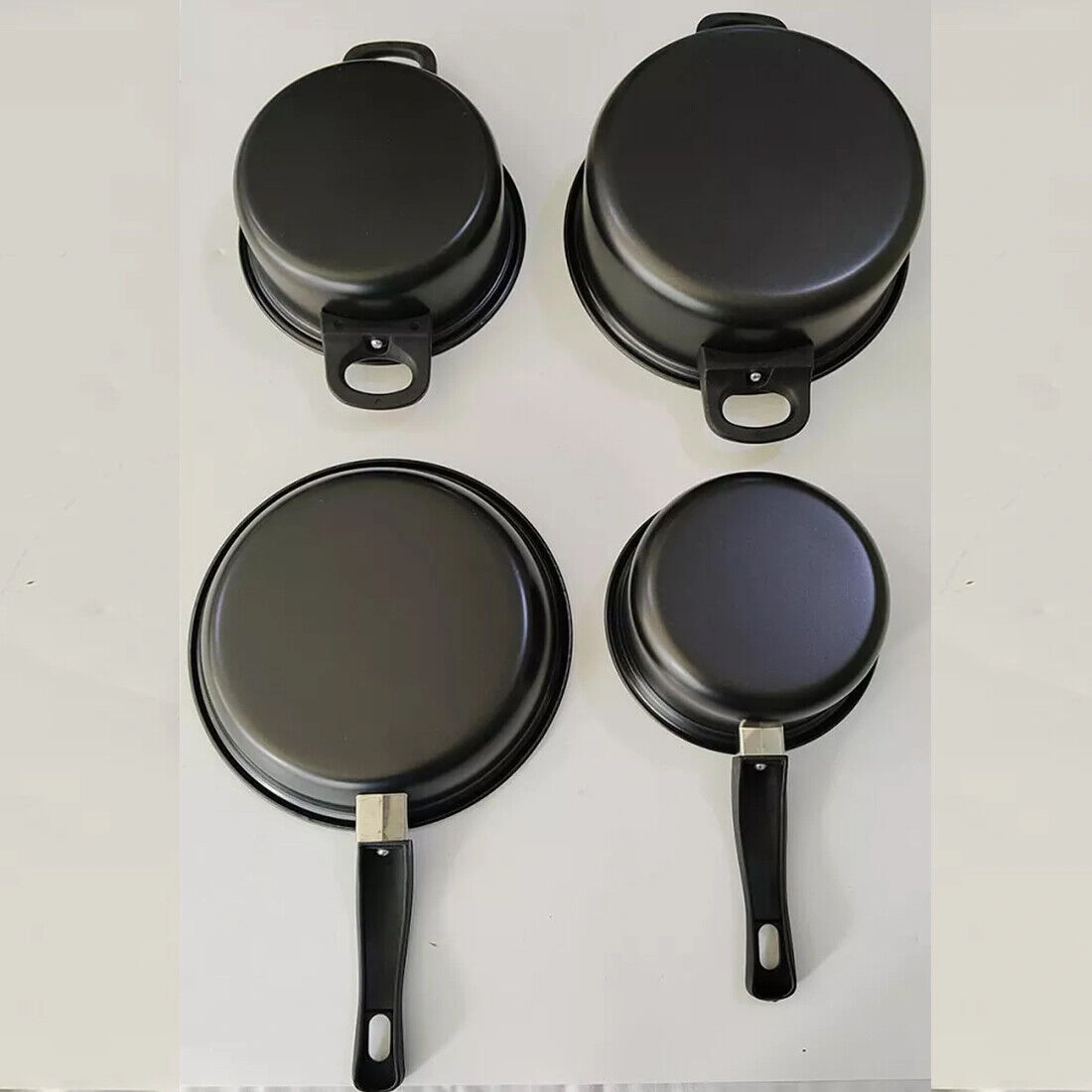 NEW 13-Piece Non-Stick Pot Set, Induction Cookware Set, Compatible with Induction Kitchen, Stainless Steel Pots and Pans view 7