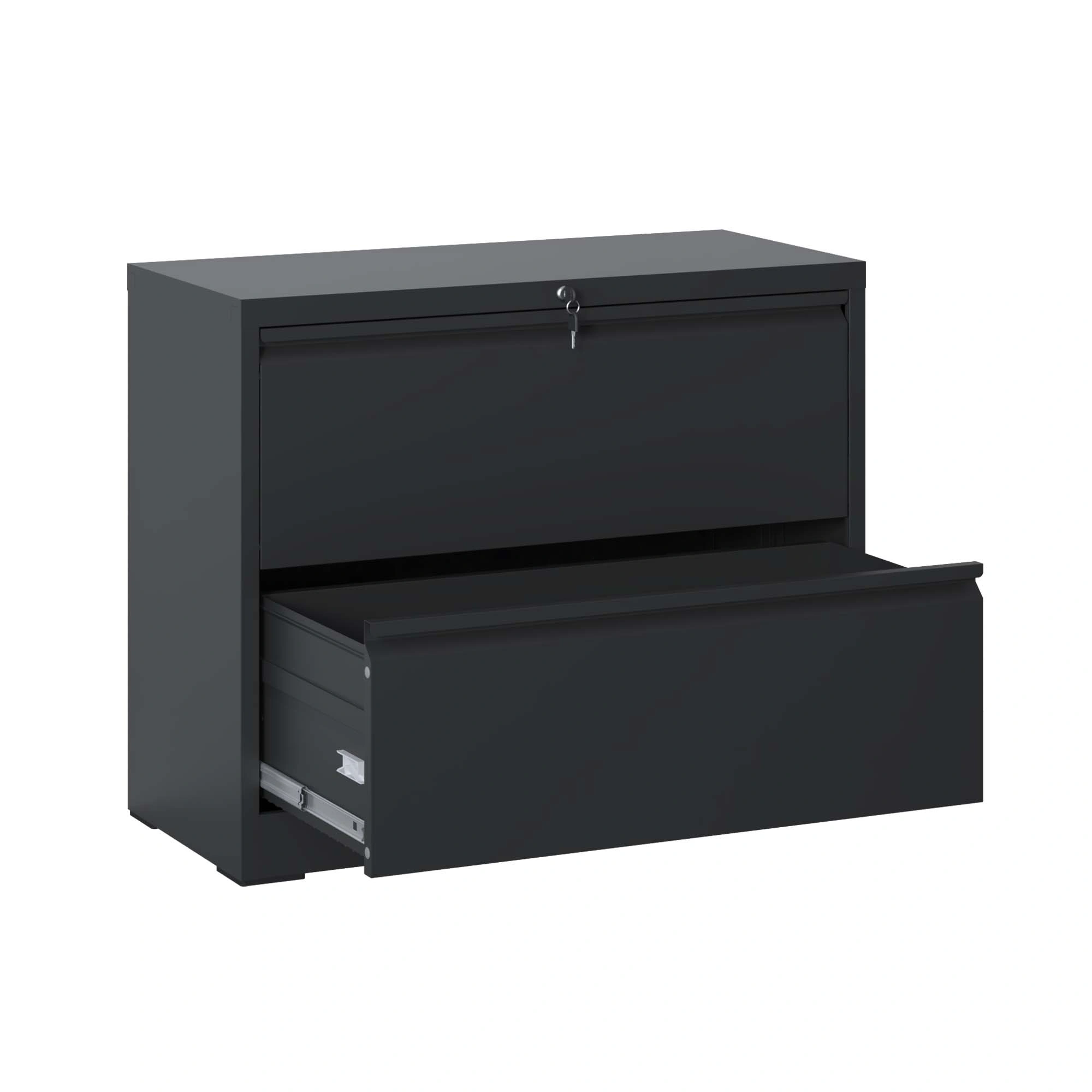 2-Drawer Lateral File Cabinet with Lock, Heavy-Duty Metal Filing Cabinet, Letter/Legal/A4/F4, Silent Full-Extension Slides, Office Storage view 5